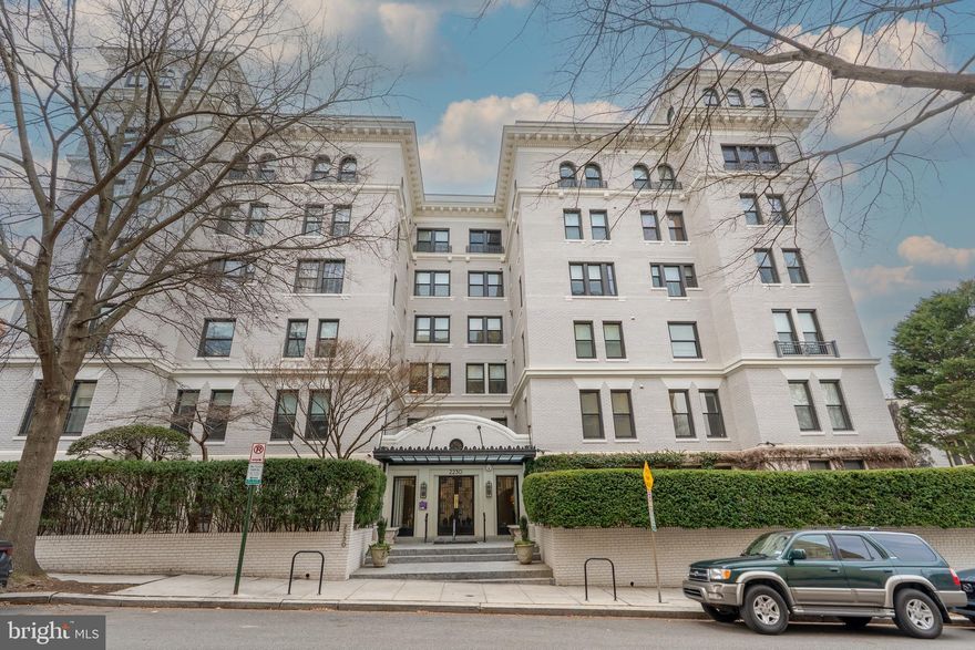 Expansive 2,100+ sqft unit, 3BR/3BA masterpiece with two balconies, fireplace, assigned parking, and extra storage. All on one level, this pre-war condo exudes luxury and easy living. #3BE features a renovated kitchen w/stainless steel appliances, custom cabinetry, stylish tile, and large breakfast bar. The timeless condo includes large living & dining rooms both perfect for entertaining, additional rooms for multi-purpose use, plus one of the two balconies right off of the living room. The unit has an abundance of storage, natural-light, hardwood floors, and a charming, traditional floorplan. The large primary has an en-suite bath plus access to the 2nd private balcony. Located in the popular St.Nicholas building, residents have access to a fitness center, sauna, bike storage, and an on-site porter.  What makes the St.Nicholas especially attractive is its combination of a peaceful atmosphere and the advantages of residing in the prestigious Kalorama neighborhood. Residents enjoy easy access to the Sunday Dupont Farmers Market, the Woodley Park and Dupont Circle Metro stations, Mitchell Park, the scenic trails of Rock Creek Park, and a wide array of nearby city amenities.