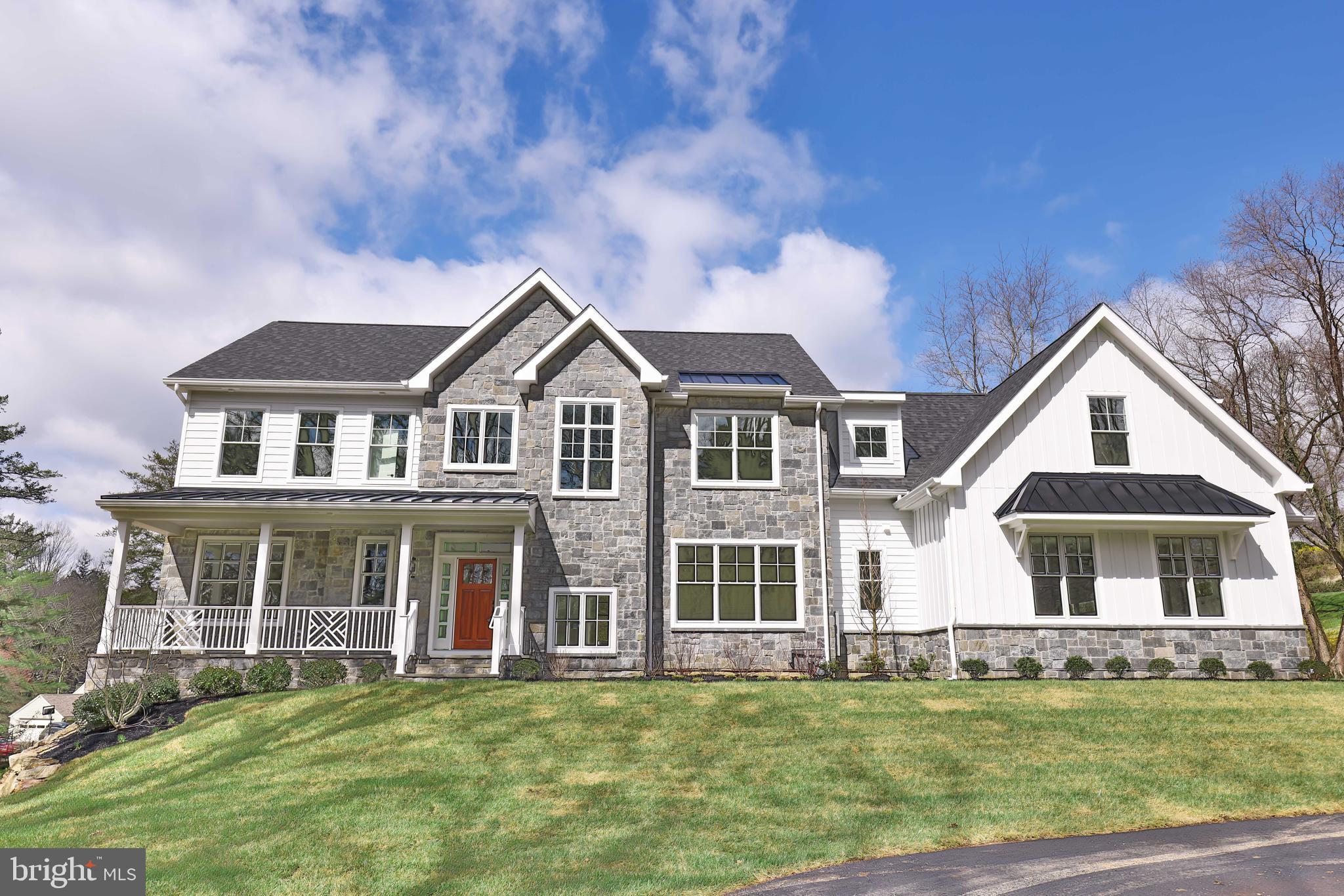 NEW CONSTRUCTION RADNOR! Welcome to this gorgeous new construction home built by the highly regarded Rockwell Custom. This beautiful 5 bed, 7 bath home is in the heart of Radnor township. It is situated perfectly on a corner lot on over 1.3 acres of land. You are immediately drawn to the home by the inviting front porch and unique railing design. An ideal spot to sit and enjoy your morning coffee. As you enter the home you are welcomed in by the abundance of natural light, the beautiful hardwood floors and the open concept. Immediately to your left is a home office and one of the first floor powder rooms. To your right the spectacular staircase and the well appointed dining room. The back of the home has beautiful views of the large backyard and showcases the expansive great room with coffered ceilings, fireplace and build in window seats. The gourmet kitchen is a dream with a fabulous tiled hood, dark cabinets, quartz countertops, top of the line appliances and an 8 ft island. The mudroom has an oversized utility closet, a coat closet , built in cubbies and the second powder room. The second story boasts 5 bedrooms, the primary suite with two walk in closets, vaulted ceiling with shiplap trim and a beautifully tiled owners bathroom with large tub, dual vanities and a water closet. There are 4 other generously sized bedrooms and 3 additional baths on this floor and the convenient second floor laundry. The walk out basement is all set for entertaining with a large bar including a wine and beverage fridge, a sink, plenty of cabinet space, a fabulous backsplash and beautiful lighting. The basement also includes a workout room and a full bath. You can continue entertaining on your private deck equipped with 2 fans and wired for speakers. The backyard has plenty of room for a pool. This home is in a sought after location close to Wayne's best dining, shopping, and entertainment. An amazing home on the Mainline. Make this home yours today!!
Taxes will be assessed once home is purchased