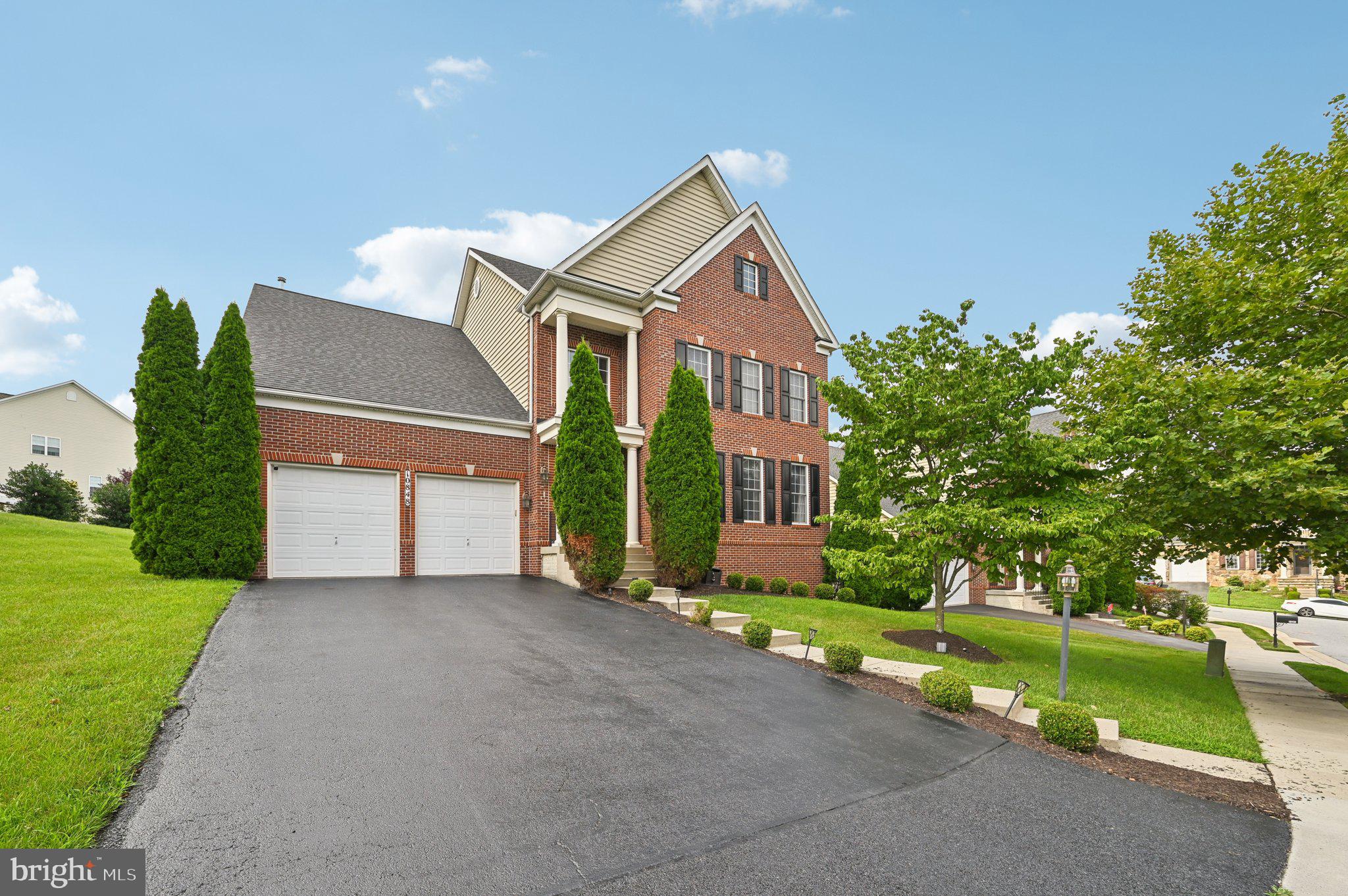 Stunning 4-bedroom, 2.5-bath Colonial in the desirable Field of Perry Hall community! Featuring an open floor plan with a gourmet kitchen, cherry wood cabinets, granite counters, and a sit-in island. The spacious family room off the kitchen boasts a gas fireplace, while a separate office/den offers versatility. Elegant crown and box molding add a touch of sophistication. The upper level showcases 4 generous bedrooms plus a loft, with the primary suite offering a luxurious garden bath, vaulted ceiling, and two walk-in closets. Convenient separate laundry room on the bedroom level as well. Enjoy outdoor living with a 20x16 deck and patio, perfect for entertaining. Prime location close to everything and I-95!