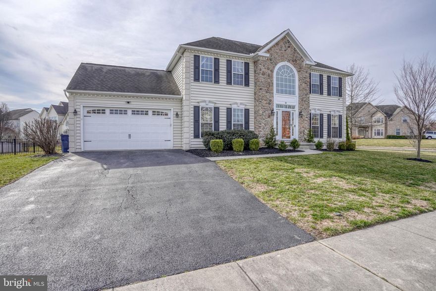 Welcome home to this stunning 4 bedroom, 2.1 bathroom home located in the sought after Estate at St Annes community.  This property has so much to offer, from the large lot to the stunning moldings and upgrades inside of this home.  Where do we begin..... the beautiful hardwoods, the stark white moldings that are breathtaking, the French doors entering into the large front room ( an office, a living room or a playroom) then look to the left and the beautiful formal dining room.  Well, hold your breath because the kitchen, morning room and large living room with the gas fireplace is SPECTACULAR!!!! As we head upstairs the Primary bedroom is a great size with an upgraded primary suite..... The three additional bedrooms are great size and done with such taste.... the 2nd full bathroom was just updated as well..... Now the basement has an egress window, plumbed for a bathroom and high ceiling.... can you imagine all the possibilities.    
Well if the inside impressed you..... the outside yard is Amazing.   St Annes is such an amazing community..... walking trails, volley ball, basketball and amazing open spaces...But there is more, The pool and the golf course you can join if you wish..... Not part of the HOA...but a bike ride away!!!!