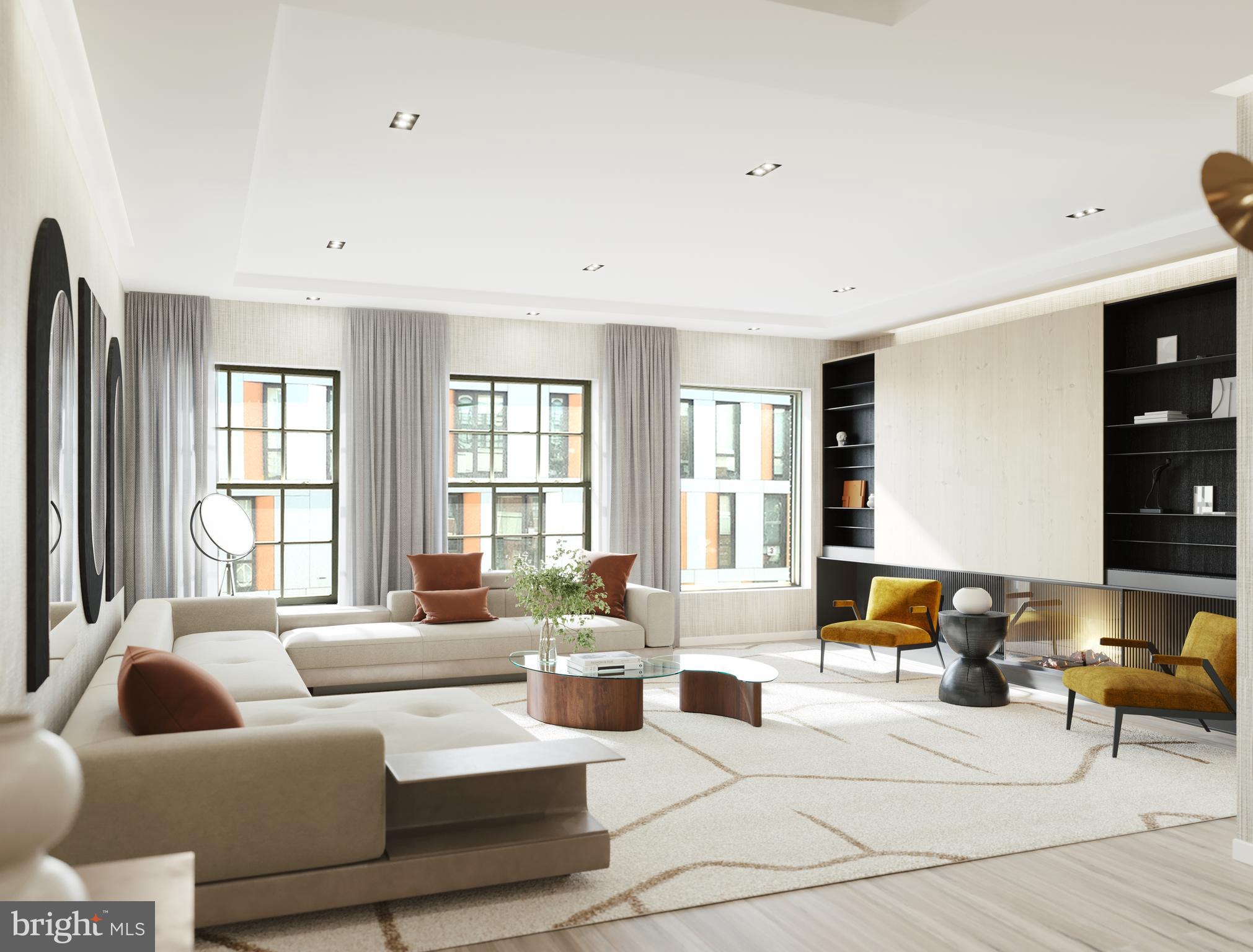 Welcome to 124 N 2nd Street—a conversion into four luxurious and spacious full floor residences. Developed by Astoban Investments, each unit was designed for loft living with a modern and refined motif in Old City’s historic neighborhood. The 2nd floor is 2,767 square feet complete with 3-bedrooms, 3.5-bathrooms and an expansive living and dining area ideal for anyone seeking an open layout with tremendous versatility. The kitchen has been envisioned to incorporate functionality and a timeless aesthetic, offering Scavolini cabinetry, a Wolf range, coffee system, built-in microwave, and Sub-Zero refrigerator and wine fridge. The primary bedroom is located in the rear of the home with Pianca custom closets and an en suite bathroom that includes an expansive shower outfitted with a waterfall showerhead and bench, two large single vanity sinks with undercabinet storage, radiant heat flooring, Porcelanosa tile and Grohe, Dornbracht and Duravit fixtures. The spacious second and third bedrooms include oversized closets and en suite baths of their own. Additional features include a laundry room with built-in cabinetry and utility sink, an energy efficient tankless hot water heater, two zone heating and cooling system, 10-foot ceilings, recessed LED lighting and 6-inch Austrian white oak floors all throughout the home. The property is equipped with a virtual intercom system and each unit comes with one deeded parking space, a licensed storage unit, and 10-year tax abatement. Note: a second parking space is available at an additional cost.