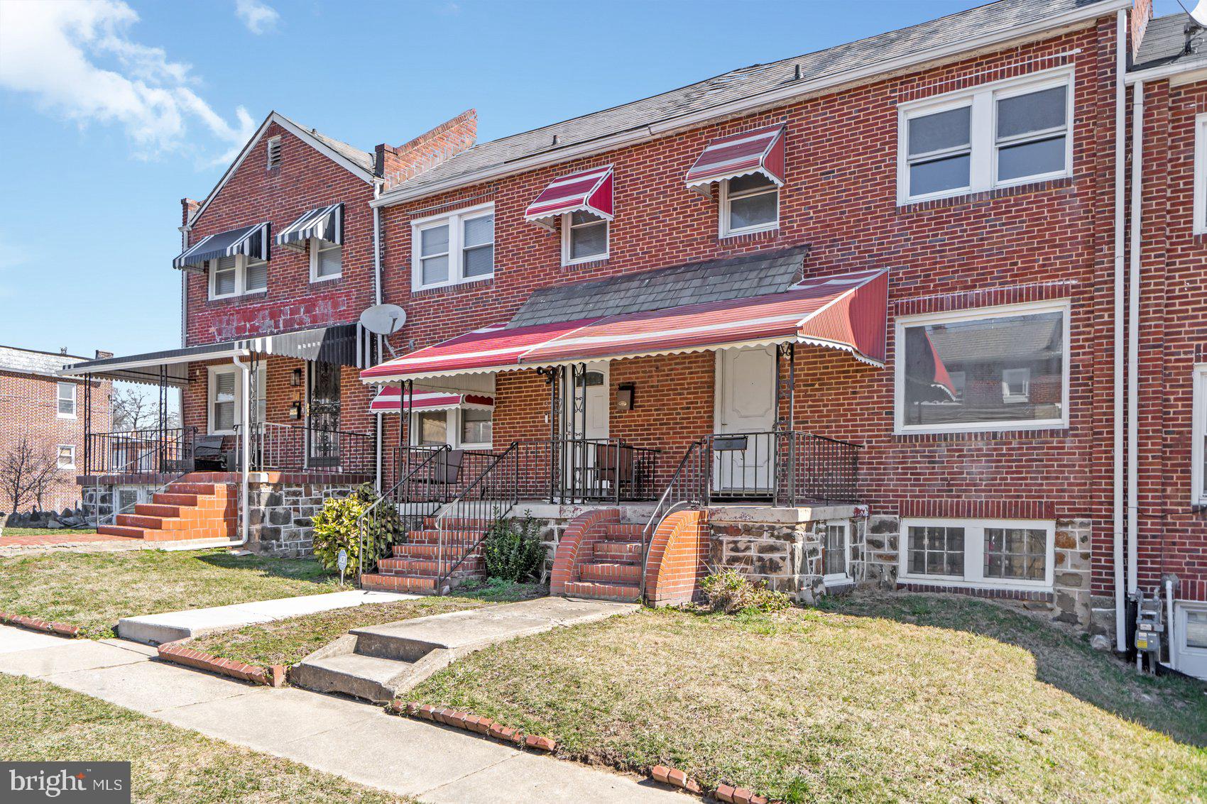 Very nicely appointed porch front home. Conveniently located to shopping, major roadways and downtown Baltimore. Large rooms with plenty of natural light. Full size lower level that has been partially finished for additional living space.