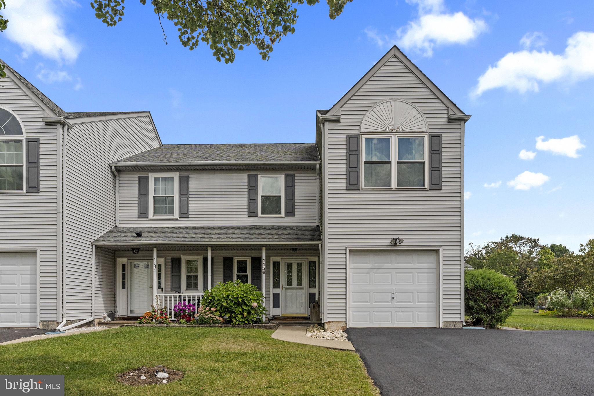 Beautiful four-bedroom twin in desirable Walnut Bank Farms with an amazing front entry door– No HOA Fees! Welcome to this lovingly cared for 4-bedroom, 2.5-bath twin home located in the sought-after Walnut Bank Farms community. From the moment you enter, you’ll notice the gleaming hardwood floors that flow through the entry hall, kitchen, and dining room, creating a warm and inviting atmosphere.
The modern kitchen features ample counter space, some stainless steel appliances, and a ceiling fan—perfect for everyday living and entertaining. Adjacent to the dining area, the bright and open sunroom with a cozy woodstove offers the perfect space to relax year-round and leads directly to a spacious two-tiered deck overlooking the backyard with a storage shed.
Upstairs, the large primary bedroom includes a private bath, while three additional bedrooms share a well-appointed hall bathroom. Additional highlights include a convenient attached one-car garage and a powder room on the main level.
Situated close to major transportation routes, employment centers, recreational options, and community amenities, this home offers comfort, convenience, and charm—all with no HOA fees. Don't wait—schedule your private showing today and make this beautiful home your own!