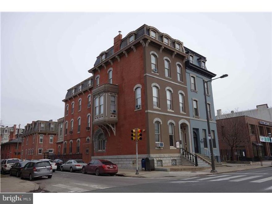 Opportunity for development of magnificent single family home, or elegant condo conversion, rentals, professional offices, non-profit institutional use? 1878 elegant 7567 sq ft home of entrepreneur Barton Hoopes with 2080 sq ft living space carriage house (1732 Brandywine St).  In Spring Garden Historic District, now used as offices in main house with 2 large apartments and parking in carriage house.  Stunning original detail:  12'ceilings*mahogany/chestnut woodwork*strapwork ceilings*intricately carved fireplaces*interior shutters*original marble sinks*stained glass*pocket doors*more. Central to the Fairmount community; close to Phila Community College; in the midst of both professional and residential properties; 5 minute walk straight down 18th Street to Center City; on bus line; short walk to the Philadelphia Museum of Art and Schuylkill River recreational resources. (Zoning CMX2:  see "commercial" TREND description).