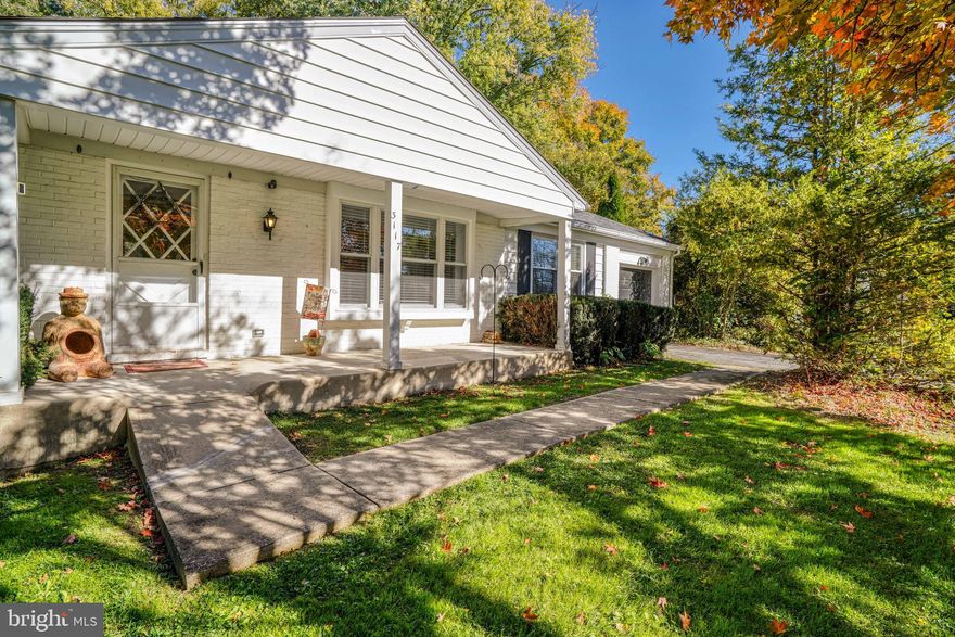 Gorgeous updated house in a very beautiful well established neighborhood in the Heart of Ellicott City! Close to everything you would ever need! you could even bike or walk! One car garage with 3 extra spots on the long driveway. The  kitchen and baths are super modern and all updated. The kitchen is gorgeous with beautiful quartz counters and updated appliances, which opens up to the large dining room, perfect for entertaining and dinner parties.  The first level has original hardwood floors throughout.  This charming home is bright with NEW windows, which brings sunlight into the living and family rooms. Some of the features include Built-in book shelves, cozy wood burning fireplace and charming wood beams, perfect for this season and the winter months! Enjoy nice relaxing evenings on the updated trex deck out back overlooking almost a half- acre fenced in lot! very private!  Very large, basement with walkout to the backyard, finished TV/recreation room  and additional bedroom and spacious laundry room with double utility sinks. Basement also includes an unfinished storage room, and 2 additional partially finished rooms for use as an office or playroom!  New roof, newer mechanicals. This house sits right near ALL the major access points ( I-70, Rt 40 and 29!).