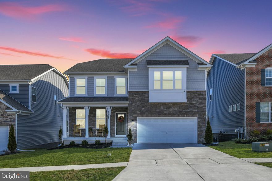 Experience the allure of your dream home nestled in the coveted Oakdale School District community, the Preserve at Long Branch. This 3-year-old gem bathes in natural light from sunrise to sunset and seamlessly combines comfort, style, and functionality, offering a rare main-level guest bedroom and full bath. Revel in morning sunrises from the deck or kitchen and marvel at the night sky adorned with beautiful stars. Indulge in model-like quality with durable luxury vinyl planking floors, upgraded modern lighting, and an open-concept layout. The gourmet kitchen, a chef’s paradise, features stainless steel appliances, quartz countertops, an upgraded backsplash, and a spacious island for both meal prep and entertaining. The main level unfolds into a dining room, family room, and a walk-out to an expansive composite deck, perfect for hosting guests and enjoying scenic mornings. Upstairs, discover three full bathrooms and four spacious bedrooms and a generous loft (or potential 5th bedroom), creating an ideal space for relaxation or play. The Primary Suite, a luxurious retreat, boasts a sizable walk-in closet and a spa bath with a soaking tub, custom tile shower, and double vanity, with a separate quarter bath. Additional perks include a convenient upper-level laundry room, multiple linen and coat closets throughout the house, three potential living rooms, and abundant storage space. Uncover possibilities with an unfinished bedroom and rough-ins for a custom-designed seventh bedroom and fifth bathroom. The lower walk-out level also bathes in natural light, offering a sizable recreational area for entertaining and ample storage. Strategically located, this home is a short distance from various shops and restaurants, including Frederick’s charming downtown area. Just 5 minutes from Blue Ribbon Oakdale High School and with easy access to major commuter routes, this property is a must-see. This home truly epitomizes convenience, comfort, and style. Seize the opportunity to make this stunning house your home and embrace the enchanting mornings and starlit nights it has to offer.