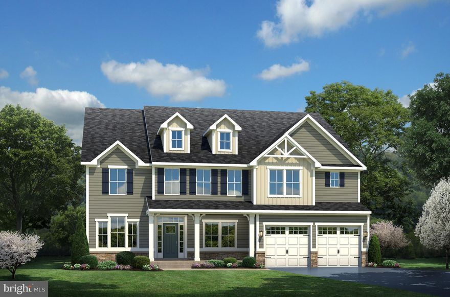 To be built Versailles at Arnolds Court. The Versailles single family home combines classic style with modern design.  The light-filled foyer welcomes you toward a formal dining room and a living room which can become a study with the addition of French doors.  The 2-story family room flows into the dinette and gourmet kitchen, with its large island and easy access to the 2-car garage.  A 1st floor bedroom with full bath provides main-level comfort.  Upstairs, a loft leads to 2 large bedrooms and a full bath.  The luxury primary suite features dual walk-in closets, a sitting area, and dual vanities.  Come home to The Versailles.  Arnolds Corner has the perfect location catered to your everyday wants and needs.  Located close to Route 29, MD 100 and just minutes from historic Ellicott City, you'll have access to an array of local restaurants and boutique shopping as well as many nearby parks.  Rockburn Branch Park and Blandair Regional Park offer a great place to mountain bike, hike, fish and play sports!  You will have so much to choose from when it comes to local entertainment - sporting fields, golf courses, play areas and Maryland Live! casino are all within close reach.  Commuting is a breeze - the community's location is ideal for those commuting both north to places like Baltimore and south to Washington DC.   From shopping to dining to recreation to major roadways to Howard County schools, Arnolds Corner is close to it all.  Embrace the convenience and own here!    Photos are representative.