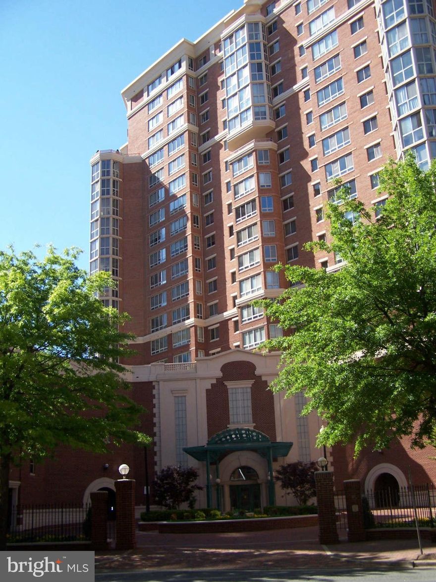 Great Opportunity!!! Kitchen has granite counters, wood cabinets and s.s. appliances; Wood floors throughout;  lots of closets, 2 separate bed rooms at opposite ends of unit with full baths. Enclosed glass balcony, with direct access from master bedroom, garage parking, storage unit. Enjoy views, amenities, community, close to Metro, Restaurants and Retail. Agents must check in with clients at Building 2151 Jamieson Avenue, prior to showing property. For online application copy and paste the following link 
https://apply.link/3wCkVMY (Rentspree services).