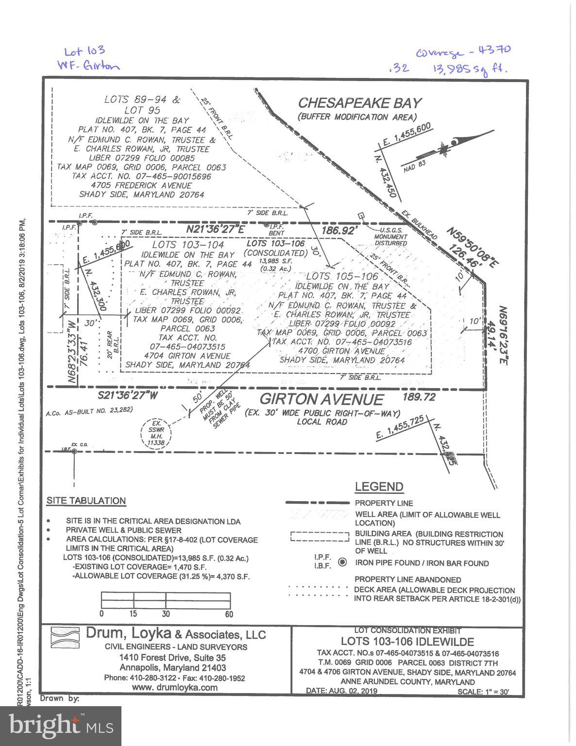 IDLEWILDE ACRES - Land