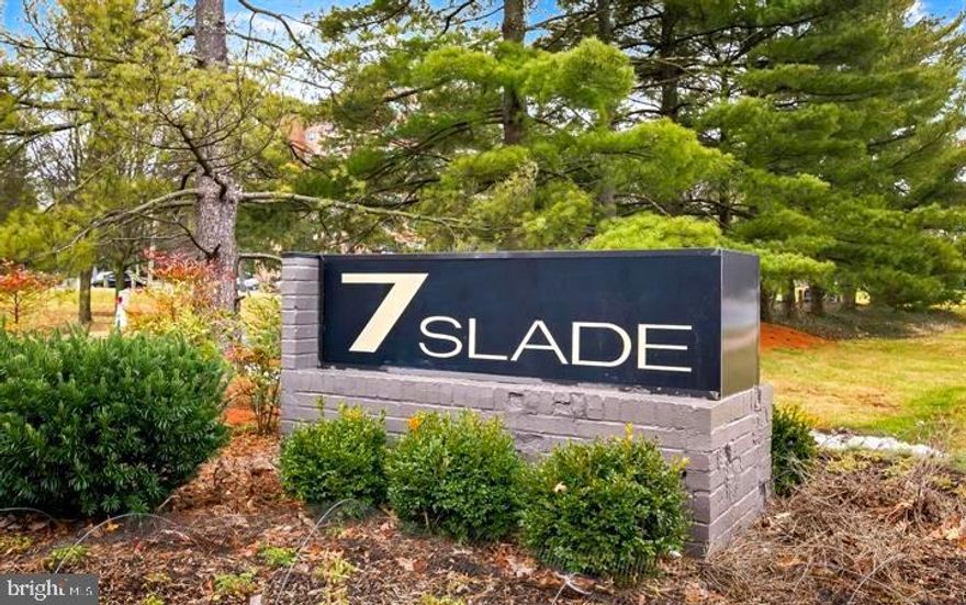 Fabulous 2 bedroom/2 bath Condo in sought-after 7 Slade! Totally upgraded with a gorgeous white kitchen, stainless steel appliances, double ovens, cooktop, built-in microwave, and top-of-the-line fridge! Luxury floors and lots of light throughout! Beautiful baths plus lots of closet space! The second bedroom has been opened and is now used as a den, which is easily converted back to a large bedroom. Enjoy the beautiful pool this Summer! Full-service building with door person and front desk staff. Secure parking for your convenience. The condo fee covers all BGE, water, sewer, elevator, extra storage, and building maintenance! Move in and enjoy easy condo living at its best!!!