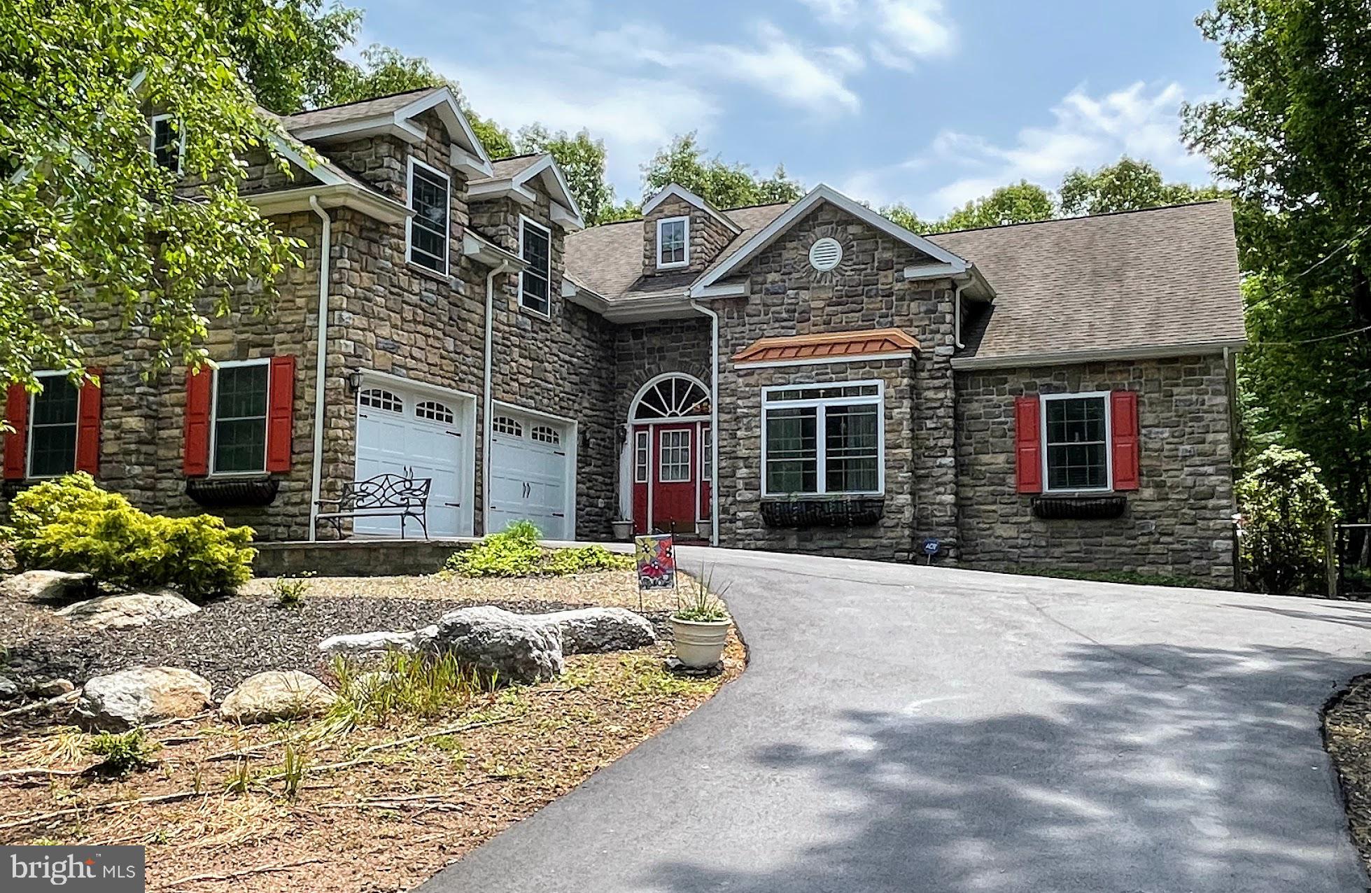 BEAUTIFUL, METICULOUS, MOVE IN READY HOME FOR SALE INT PRIVATE , GATED, COMMUNITY OF EAGLE ROCK RESORT, NESTLED IN THE BLUE MOUNTAINS OF PA! This home has many great features;4 season sun room, private back yard, full house generator, large bonus room, tankless hot water heater, granite, double oven in kitchen and so much more!Eagle Rock is a 4 season resort and  offers many amenities to enjoy;  2 golf courses, ski, snow tubing, gym, tennis and pickle ball courts, lake , beach, indoor/outdoor pools, spa, equestrian center