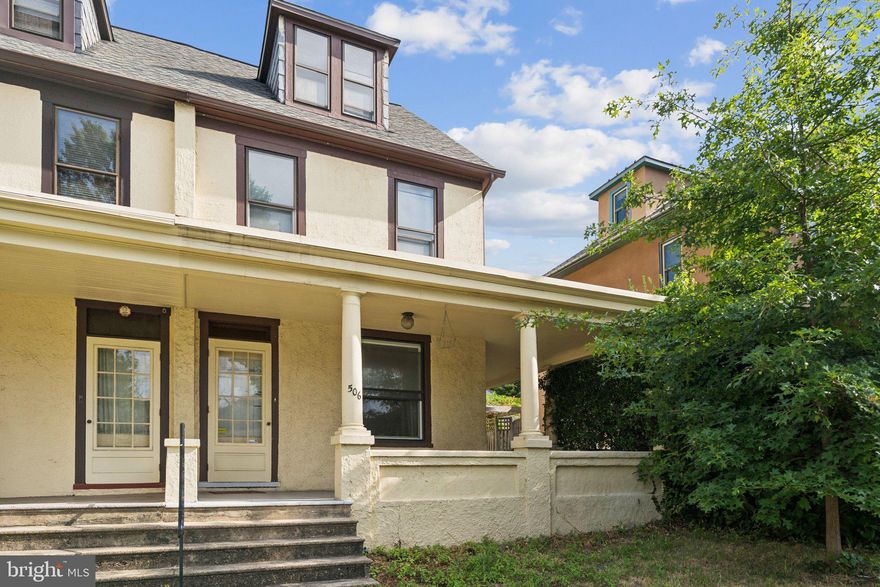 Welcome to 506 E 39th St, Baltimore, MD 21218. This Pen Lucy semi-detached home combines classic charm with practical living space. Featuring a wraparound porch and hardwood floors throughout, it offers three finished floors plus an unfinished basement with washer, dryer, and plenty of storage.

The main level features a bright living room with corner windows and detailed moldings, a formal dining room with chair rail and bay windows, and a spacious kitchen with an adjacent laundry area and a convenient half bathroom. This level also offers entrances at both the front and rear of the home. Upstairs, the second floor has two bedrooms, a full bathroom, and a bonus room ideal for a home office, craft space, or future bath expansion. The third floor provides two additional bedrooms, bringing the total to 4 bedrooms and 1.5 bathrooms.

Outdoor space includes a backyard for gardening or relaxing and a covered porch for entertaining. A rear parking pad, accessed from Engle Alley that can accommodate two cars. Conveniently located near Johns Hopkins University, Union Memorial, Charles Village, and Waverly, this home provides both character and everyday convenience. 

Eligible buyers may receive up to $15,000 in grant funds to use towards the transaction which can be used towards the down payment, closing costs or to buy down the interest rate.