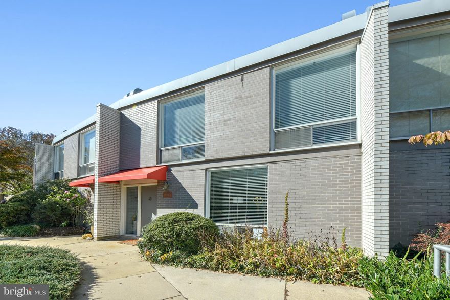 Welcome to this sun-drenched Mid Century Modern Contemporary home! As you step inside, you'll be greeted by a beautifully renovated open floor plan townhouse. This meticulously designed 3-bedroom, 2.5-bathroom residence offers a harmonious blend of contemporary living and modern comforts. The kitchen is a standout feature, with Quartz countertops, Mid-century modern inspired cabinets, and stainless steel appliances. The gleaming wood floors throughout the space add a touch of elegance and sophistication.   

The bathrooms have also been thoughtfully renovated, featuring ceramic tile floors and walls, backlit mirrors, and stylish light fixtures. The floor-to-ceiling windows allow natural light to flood the home, creating a bright and inviting atmosphere.   Take a moment to relax on the patio, which offers a picturesque view of the pool, providing the perfect spot for relaxation and enjoyment.

Storage will never be an issue in this townhouse, as there is an abundance of closet space and an additional storage space available. With one deeded garage parking and one common element parking space, convenience is at your fingertips, making coming and going a breeze. 

The location of this home is unbeatable, with a Walk Score of 84 and a Bike Score of 87, equidistant to two Metro stations (Bethesda Metro and Medical Center).  You'll have easy access to all the amenities, dining, and entertainment options that Downtown Bethesda has to offer, great shopping, and parks nearby.  

 The condo fee covers all utilities and parking,  access to the gym, an outdoor pool, front desk services, and exterior upkeep, ensuring a worry-free living experience.  The community itself is pet-friendly and offers professional on-site management

Pet weight restriction at 30 lbs, unless Service or Support pet.