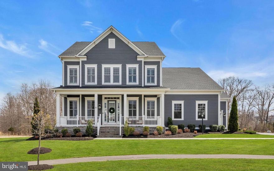 A Willowsford Craftsman to its core - this Khovnanian Oxfordshire will IMPRESS! No detail was spared in the nearly 5500 sq ft home, 5 bedroom home. This luxurious offering boasts 4 sides James Hardiplank siding on a private cul de sac lot overlooking conservancy land. Enjoy your summer floating in the private 16x42 heated saltwater pool with adjoining spa! Upon arrival you will be in awe of the charming front porch, soaring 10ft ceilings, sliding glass barn doors, and custom trim work. At the heart of the home, the gourmet Kitchen is ready for the most discerning chef! … stainless steel appliances, 5 burner gas cooktop, quartz countertops, ceramic backsplash, Home Edit inspired pantry, and a generous island. The open concept Kitchen flows into a sun drenched morning room and composite deck. A spacious Family room showcases incredible architectural detail with tall windows, shiplap fireplace, and custom wood shelving. And, the additional convenience of 2 main level office areas and spacious mudroom. During the evening hours, retire to your expansive Owner Suite with luxurious bath and walk in closet. Sapcious secondary bedrooms with ensuite baths and walk in closets. The lower level offers the most versatile plan to fit your individual needs – au pair/in law suite with full bath, entertainment space(with wet bar rough in), fitness room, hobby room. This beautifully appointed home is ready to move in – neutral paint throughout, wide plank hardwood floors, designer lighting, extensive custom millwork, irrigation, and more! **** Located in the award winning Willowsford community framed by the natural splendor of Loudoun’s wine county. The resort style amenities include outdoor swimming pools, Lodge, fitness center, lake, dog park, tot lots, sledding hill, and even a tree house! All of this and only a short drive to grocery, Target, Costco, Dulles International Airport, and the lush Loudoun countryside – bustling with the latest wineries and breweries! Easy commutes to Dulles/Tysons/DC/future Silverline METRO. Note: The grass on the exterior images has been edited to showcase the in season landscape.