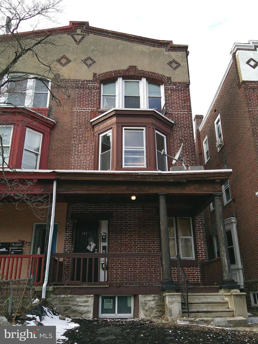 This is a true opportunity in the heart of Germantown.  This is a three-unit property  a Triplex.  2+2+2  Each unit is 2 bedrooms and 1 bathroom with a kitchen. The  stone front property is located in Germantown , it is in solid condition and will provide a future owner with a great value appreciation and income.  All offers will be presented, a 10,000 deposit is required and property is sold in AS IS condition.