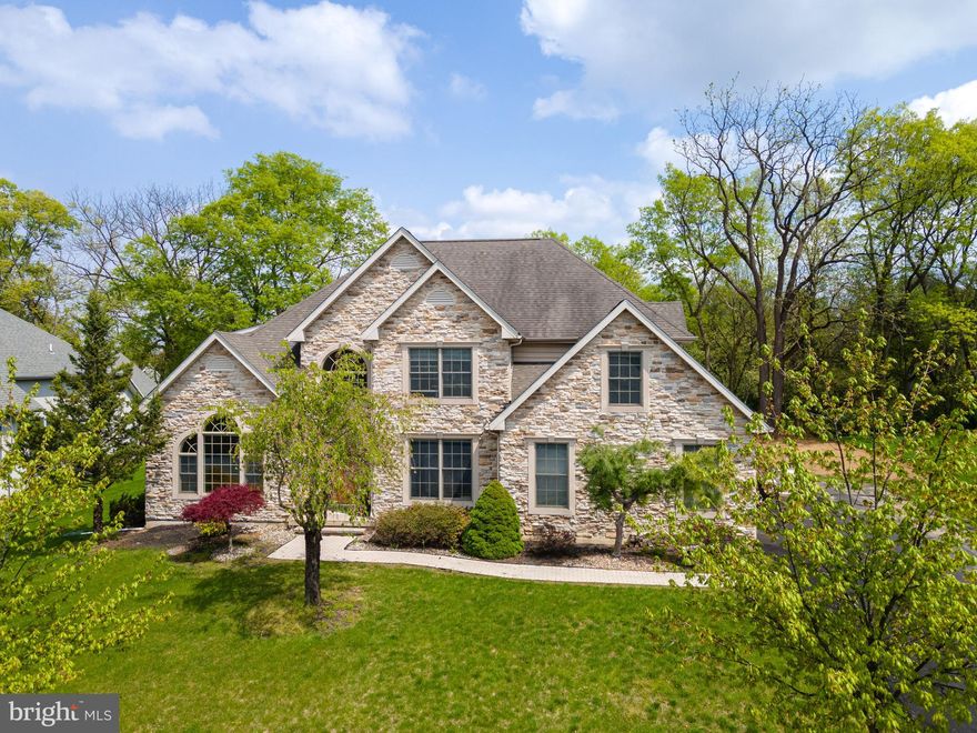 MAGNIFICENT 5 BED/3.5 BATH FULL BRICKFRONT COLONIAL ON QUIET CUL-DE-SAC IN WESTWOOD HEIGHTS! Glamour awaits upon entry into form LV & DN rms ideal for entertaining. Soaring 2-story fam rm w/flr-to-ceiling stacked stone gas FP & patio access. The heart of the home has cork flrs as you prepare gourmet meals, inc granite counters, ctr island w/built-in range, peninsula w/bfast counter, recessed lights, butler's pantry & charming bfast area w/bumpout & chandelier. Escape to tranquility w/1st flr master ste feat LG walk-in closet & luxurious full bath feat vaulted ceiling, dual vanities w/granite counters, tiled corner tub, tiled glass stall shower & private commode. 3 nice-sized bedrms, full bath in hallway & princess/2nd master ste w/private full bath complete this AMAZING home! Enjoy summer on stamped concrete patio that backs to trees for privacy! Close to US-22 & I-78 for easy commute, Allentown Golf Course, parks, shopping & more *SALE IS CONTINGENT UPON SELLERS FINDING SUITABLE HOME*