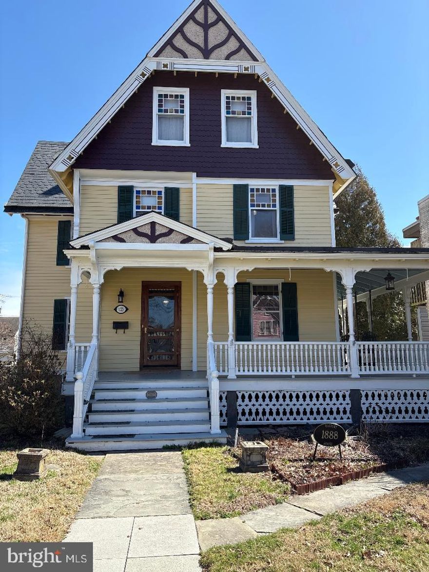 Welcome to The Vosbury House in Historic Havre de Grace!  Professional Pictures coming soon!
Nestled in the heart of the historic district, this stunning Victorian home is rich in character, charm and timeless beauty.  You'll be captivated by the inviting wrap around porch, perfect for relaxing in the summer evenings or enjoying your morning coffee.  Inside, buyers will appreciate the detailed woodwork, hardwood floors and a gorgeous staircase which is a beautiful blend of original craftsmanship and thoughtful updates.  Original stain glass accents add warmth and historic elegance, creating a truly one of a kind home.  
Adding even more value, the property has a second dwelling, ideal for generating rental income, accommodating family or creating a private guest house.  Additional pictures and historical information still to come.