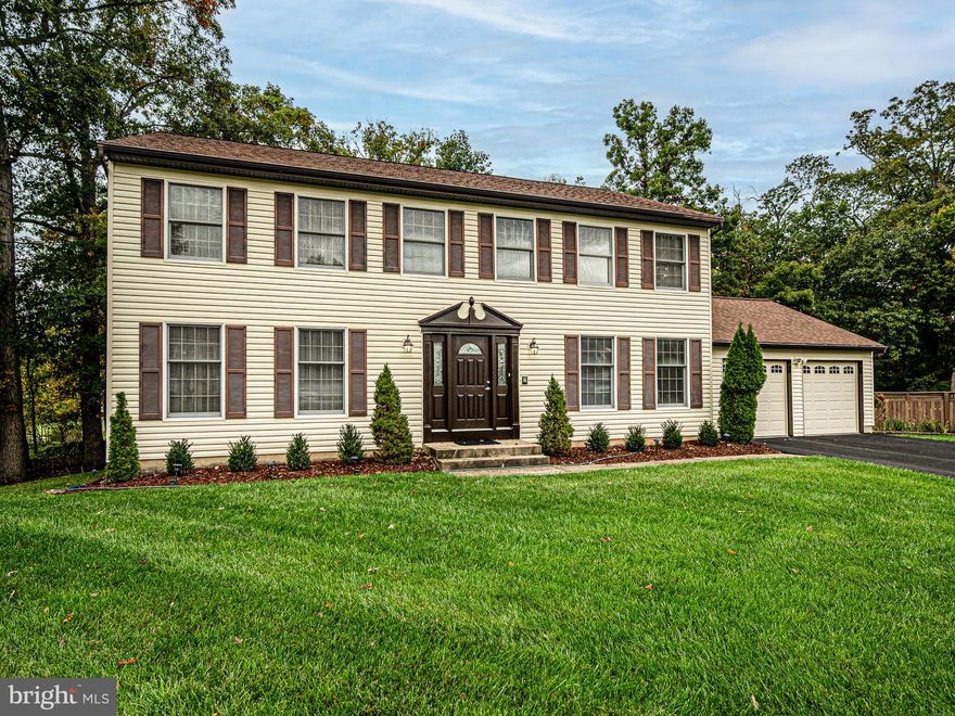 Beautiful Shenandoah model sitting at the end of a large "Cul-de- Sac". Sellers have taken great care of their home.  Beautiful hardwood staircase leads to four bedrooms up with 2 full baths.  There are hardwood floors on most of the main level. All the rugs convey throughout the main level. Upgraded sliding glass door from breakfast area opens to large deck.  (24X13).  Family room has a raised brick hearth wood burning fireplace . There are glass doors and a mantle that accent its beauty. Wood carrying leather pouch and FP utensils also convey.  Sump pump in basement has a battery backup.  Cabinets in the basement convey.  There are beautiful granite counter tops in the Kitchen. All window treatments convey.  Most furniture conveys at no cost to the buyer first.  If you see something you like ask the agent.   Dolls in living room are for sale. Seller is requesting a 30 day rent back.   Once the furniture has been removed, home will be totally cleaned.   Seller to use Consumer First for settlement.  Carpet on the top level to be stretched and clean. Colored Chrystal glasses and bowls in dining room do not convey. Freezer "as is" Contracts   presented  Oct.23 at 12N.