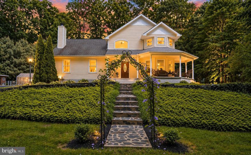 Embrace the beauty of nature nestled on nearly 10 private wooded acres. This 4BR/2.5BA  home offers space, privacy, and the charm of country living while still close to the local conveniences.  Tucked among mature trees, the property provides a peaceful setting with room to spread out, both inside and out. The upper level features four generously sized bedrooms, including a primary suite with an updated full bath. Laundry is conveniently located on the bedroom level, along with a bonus room that works well as an office, flex space, or additional storage. The main level offers comfortable everyday living with both a living room and family room, with a wood stove and fireplace. The kitchen includes updated appliances, table space, and views of the surrounding property, while the formal dining room adds additional space for entertaining. The finished lower level provides even more living and entertaining space which includes a large wired for sound media/theater room! Outside, the nearly 10-acre lot offers a rare combination of wooded privacy and usable outdoor space along with a stream running through the property.  A large fire pit, a chicken coop, greenhouse, dog pen, and a separate carport/storage shed for equipment and tools. 
A great opportunity for buyers seeking a private rural setting with functional living space, outdoor amenities, and room to make it their own.