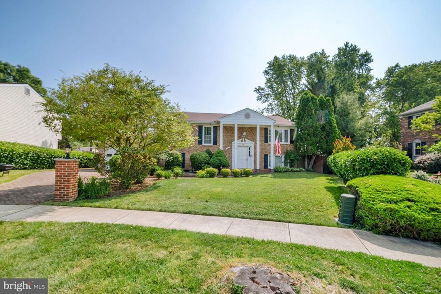 This is a must see!! Beautiful house, gorgeous yard, fantastic in-ground pool, quiet cul-de-sac location. When you visit this wonderful home, notice all the special amenities in front, including the brick driveway and walkway, garage, flood lights, and the beautifully landscaped yard with azaleas, bulbs, perennials and flowering trees.  From the garage, there is an entry into the lower level.  The upper level of the home features the living and dining room with hardwood floors and large windows overlooking the spectacular backyard. The kitchen was renovated in 2018 with quartz counter tops, vented microwave, dishwasher, side-by-side refrigerator and oven. From the breakfast area, there is a walk-out to the deck where you can enjoy your morning coffee. On this level, there are also 3 bedrooms, a hall full bath and a primary full bath and a linen closet.  The primary bedroom has a large walk-in closet. The lower level features a wonderful recreation room with a fireplace and a sunroom with a bar, dishwasher, sink, 2 burner stove and refrigerator. The windows overlook the majestic pool area. There are french doors to the pool deck. On this level there's also a bedroom, den, storage under the steps and  laundry room with an exit to the garage. The fenced backyard is truly spectacular with the in ground pool , diving board, pool deck, patio, steps to the kitchen deck, shed "as is" with loft, gardens, and flowering shrubs and flowers. It is just minutes to schools, shopping, Rt.200, fitness centers, restaurants and all the Olney recreation facilities such as the indoor pool, tennis courts, ball fields, dog park.