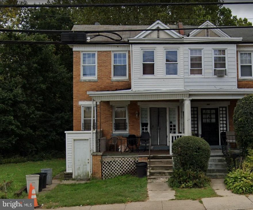 Its across the street from the school. Its easily accessible from I-95, I-476,and the Commodore Barry Bridge. Its located between Wilmington and Philadelphia. Also easy access to public transportation. As is sale, Owner will not make any repairs.