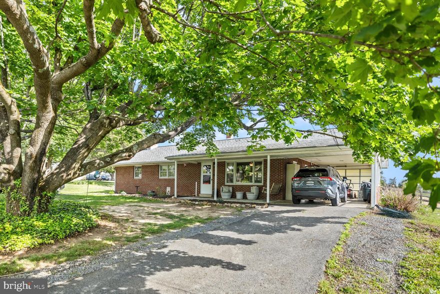 Well-built 3-bedroom brick ranch situated on a spacious 2.038-acre lot with a mostly fenced yard, offering both privacy and room to roam. This single-level home features solid brick construction and a full unfinished basement, providing excellent potential for additional living space, storage, or future customization.The expansive backyard includes a small wooden barn—ideal for housing small animals or converting into a workshop—as well as a chicken coop and several fruit trees, perfect for those looking to enjoy a bit of country living. Conveniently located just minutes from the town of Edinburg, I-81, and only a short drive to Woodstock, this property offers rural charm with easy access to nearby amenities. Come experience all that 196 Taylortown Road has to offer.