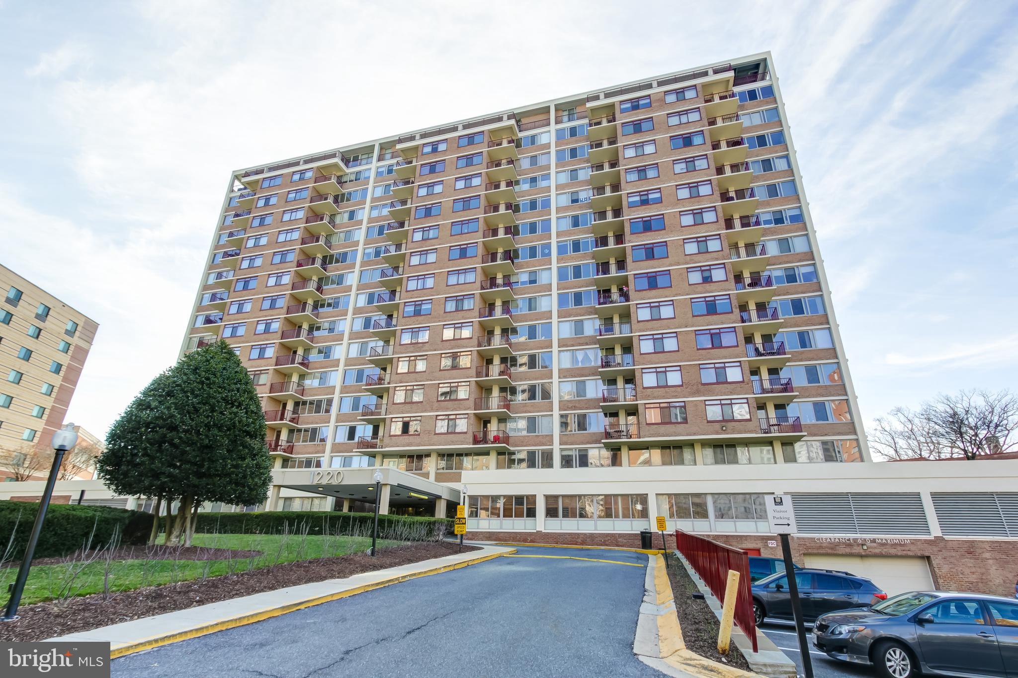 Sparkling, updated home with fantastic views, new hardwood floors, secured garage parking, in-unit washer and dryer, all just steps to metro and nearly every Silver Spring amenity. Pet-friendly and FHA-approved, you've found the one. Freshly painted and with all utilities included, you'll enjoy amenities galore, including pool, fitness center and game/ party room, bike storage, plus onsite management. Pop on by!