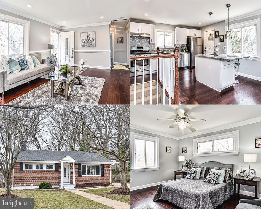 Fabulous 5 Bedroom and 2 baths Home on Cul-de-sac location. Home has been beautifully renovated. Kitchen features granite countertops and stainless steel appliances with oversized island. Upper floor has been opened up to allow for great family time while meals are being prepared. Abundant natural light features hardwood floors throughout. Brand new roof, windows pane, fully remodeled bathrooms, washer and dryer. On the fully finished lower level there is a new kitchenette with stainless steel appliances and walk up stairs to back yard. You will find extra room to park in the long driveway with carport and sizable shed - NO HOA! Excellent location, Just minutes to 495, convenient to metro, the Metro bus stop are only minutes from your front door and just 8 miles from Amazon Headquarters.