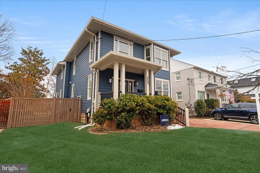 Welcome to your new home! This stunning detached residence boasts a large, flat, and fully fenced yard, perfect for play, pets, and outdoor gatherings. The main level is designed for modern living with an open-concept floor plan, high ceilings  and is flooded with natural light. The renovated kitchen is a chef's delight with tall cabinetry, stainless steel appliances and features a huge island that flows seamlessly into the dining area, making it an ideal space for entertaining. A power room is also located on this level. Upstairs, at the top of the steps you'll find a large landing area perfect for reading noon, office space or even a play area.  Also  find three generously sized bedrooms and two full, beautifully appointed bathrooms. The primary also offers plenty of space for  office or reading area. The home also includes excellent basement space, providing ample storage. Don't miss this perfect blend of style and function!
The walkability can not be beat! Half a block from The Avenue and all that Del Ray has to offer!