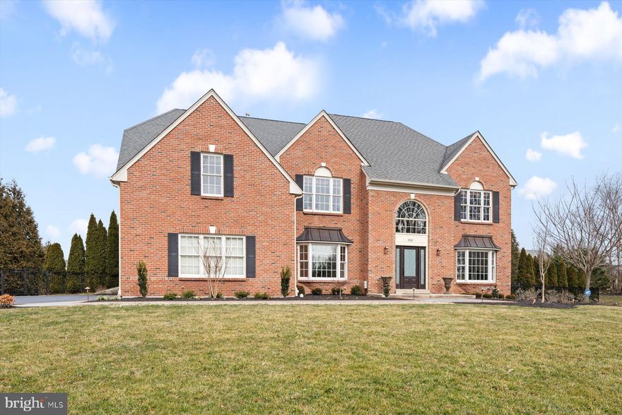 Beautiful center hall colonial in the sought after neighborhood of the Reserve at Hilltown in Pennridge School District.  Handsomely clad in HardiePlank and brick, with brand new landscaping, blue stone front walk and pavers to backyard, & new landscape & exterior lighting, there is no shortage of curb appeal.  When you step inside the front door, you are greeted with a large open foyer and plenty of natural light that leads to a really pleasing flow of the main living floor, ideal for entertaining and enjoying the company of friends and family.  The kitchen with newly installed bead board is generous in size and easily services the dining room, outdoor patio, and soaring great room with wet bar and accent wall.  The two separately located staircases access the private living floor with the bright and cheery primary suite, two large walk-in closets and bathroom with shower, large soaker tub, & double sinks, two additional bedrooms with a shared hall bathroom, and a large fourth bedroom with ensuite bath.  The lower level is beautifully finished with vinyl plank flooring, a full bathroom, an area for a gym, and plenty of storage.  The house is complete with generator, tinted windows in the front and on the sides that provide privacy and protect the floors and carpets from sun-fading, in-ground concrete pool, added electrical throughout first floor, & new lighting in kitchen, dining room, and living room.  All this just 15 minutes from the closest onramp to 476!