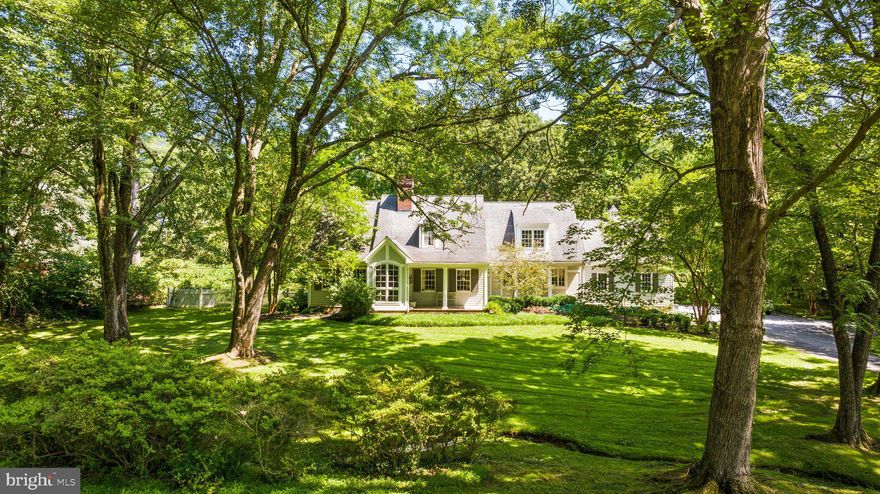 Welcome to this beautifully updated and expanded Cape Cod-style home, located just moments from the Greenspring Valley Hunt Club golf course and Garrison Forest School. Offering a blend of timeless charm and modern upgrades, this home is the perfect sanctuary for comfortable living and entertaining.

The first-floor guest suite is a standout feature, providing both privacy and convenience for visitors. It comes complete with a fully renovated, luxurious bathroom. Just off the main living areas, the cozy library or den offers a peaceful retreat, featuring handsome built-ins that add both style and functionality to the space. A perfect retreat to read a good book or entertaining space with friends. 

At the heart of the home is the updated kitchen, which boasts luxurious Calcutta Gold marble countertops, custom cabinetry, and top-of-the-line appliances. It’s a chef’s dream and offers ample space for meal preparation and family gatherings.  The family room, located off the kitchen, is a cozy space with built-ins and a charming wood-burning fireplace, making it ideal for casual family time or entertaining. Adjacent to the family room is a well-thought-out mudroom with cubbies and cabinets, providing a perfect spot for organizing coats, shoes, and bags as you come and go.

Upstairs the home’s enlarged primary suite is a true retreat, offering a spacious layout with a sitting area that provides the perfect place to unwind after a long day. There is an office, or additional bedroom off of the primary suite, depending on your needs. Two additional bedrooms and a full bathroom complete the second floor of the home. 

Outside the large, level lot offers plenty of space for outdoor activities, while the outdoor living areas, including patios, a grilling area, and an additional wood-burning fireplace, provide the perfect setting for al fresco dining or relaxing with friends and family. The outdoor shed was originally a one horse barn- complete with a stall and space for tack and feed! A focal point of the backyard is the champion Wye Oak tree. 

This home seamlessly blends modern updates with classic Cape Cod charm, offering a peaceful retreat in a highly sought-after Greenspring Valley location. Don’t miss your chance to make this stunning property your own!