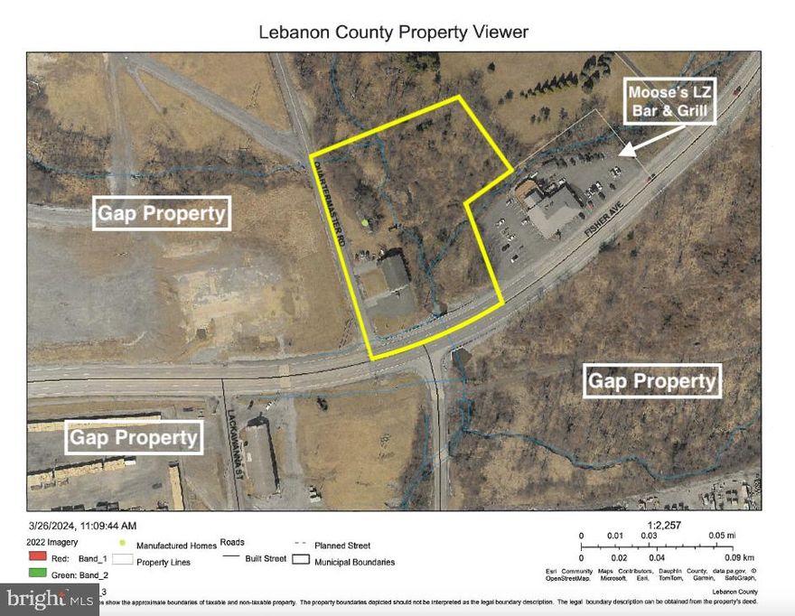 Property is up for Public Auction on Tuesday, July 2nd @ 6PM! Starting Bid: ONLY $100,000!!  What a great opportunity to be the lucky bidder on this corner property (located at the corner of Fisher Avenue and Quartermaster Road) situated on (+/-) 3.1 acres!  Zoned: Commercial.  Currently the location of Alice's Alterations since the 1980's.  The auction is for the real estate only, not Alice's business.  Building consists of approximately (+/-) 2,600SF, customer area with dressing rooms, work area and half bath.  The basement is partially finished and provides a lot of room for storage.  200AMP.  Heat pump with propane back-up.  Public water. New buyer will need to install an on-site septic system. This sale of this auction will not be contingent on the design and approval of on-site septic system with Union Township.   LOCATION! LOCATION! LOCATION! This property is mainly surrounded by Ft. Indiantown Gap property and is situated beside Moose's LZ Bar and Restaurant.  Great access to I-78 and Route 81.  Property is sold AS IS, WHERE IS with NO CONTINGENCIES!