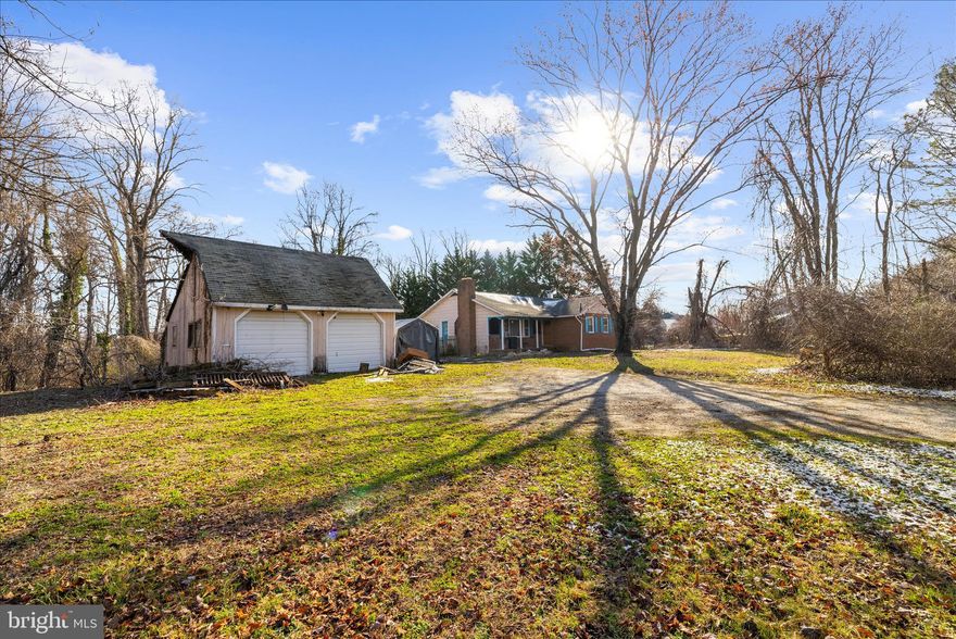 Rare opportunity for investors, builders, or those looking to create their dream property! This 3-bedroom, 2-bath rambler sits on a beautiful 2.07-acre parcel offering incredible development potential. The existing home features an unfinished basement and detached garage, both in need of significant renovation or likely teardown.

The true value lies in the land, which offers the potential to subdivide into five or more parcels for new construction. There is also potential access to public sewer, opening the door to expanded development possibilities.

Whether you envision multiple new homes, a private estate, or an investment project, this property offers a rare chance to secure acreage with exceptional upside. Conveniently located in the heart of Arnold off College Parkway,  while still offering space and privacy. Buyer to verify subdivision potential and utility connections with the county.

Property is sold strictly AS-IS