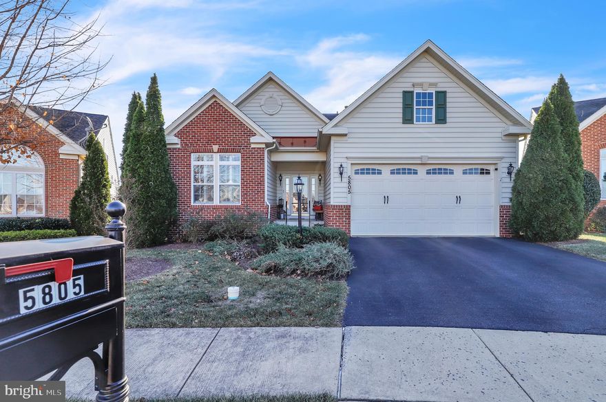 55+ community!  The last contract fell through due to financing.  Experience luxurious one-level living in this beautifully upgraded 3-bedroom, 3.5-bath home! The main level features a spacious primary suite, open kitchen, family room, breakfast area, and two versatile spaces perfect for dining or a home office. Enjoy easy access to the deck and the convenience of a main-level laundry room. Upstairs, a private loft offers a large guest bedroom, full bath, and a cozy family room. The finished basement boasts a generous living area, bathroom, walk-in closet, and a versatile unfinished space with tile flooring. High-end finishes include custom hardwood floors, wainscoting, plantation shutters, tray ceilings, and luxury vinyl plank. Smart home features include an Arlo doorbell camera and Alexa-controlled lighting. Outdoor perks include a composite deck (2021), sprinkler system, and new appliances. Located in a top-ranked school district, this home offers easy access to major commuter routes and a vibrant community with a clubhouse, pool, and gym. Enjoy worry-free living with all exterior maintenance covered by the HOA, including roof and yard care.