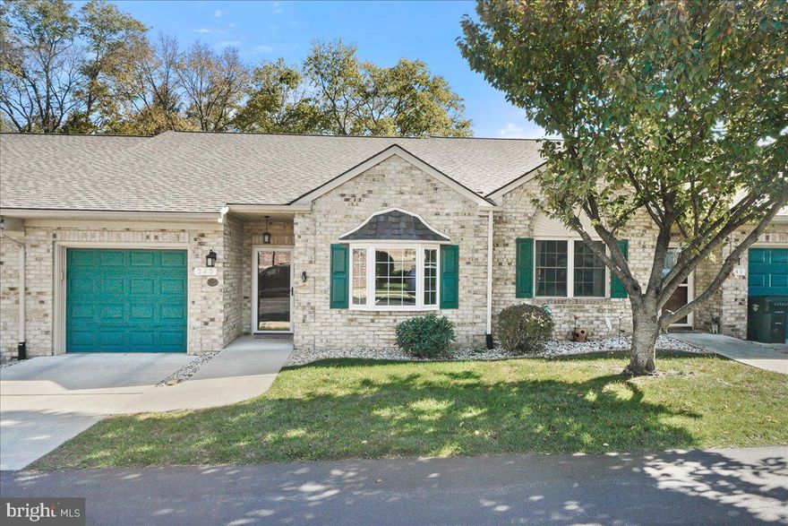 Welcome to this charming and modern 2-bedroom, 2-bathroom condo located in Hagerstown! The popular Hemingway Model built by David Rider Contractors offers 1-level living, and an open floor plan that allows for a seamless flow between the living, dining, and kitchen areas.
Upon entering, you’ll be greeted by an abundance of natural light that highlights the finishes throughout. The spacious living room features LPV flooring that continues through-out the unit. Enoy entertaining your family and friends in this elegant space.
The kitchen is equipped with newer stainless steel black appliances, sleek quartz countertops, and plenty of cabinet storage. The adjacent laundry room offers added convenience with in-unit washer and dryer with lots of storage!
Retreat to the tranquil primary suite, which includes an en-suite bathroom complete with a modern vanity and shower. The second bedroom is equally spacious and can serve as a guest room or home office. A second full bath ensures comfort for all.
Additional highlights include a heated sunroom for enjoying your morning coffee and a well-appointed deck just right for grilling that backs up to mature trees offering added privacy! This unit includes a 1-car garage with ample space for all your storage needs.

Enjoy community amenities including a fitness center and game room. 

Don’t miss out on the opportunity to live in this wonderful community!