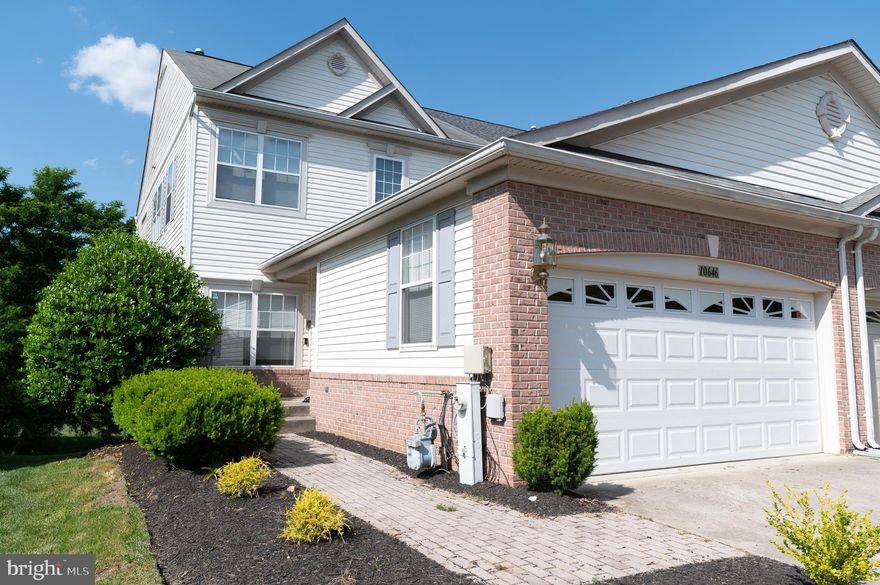 Beautiful End Unit Villa with 2-car garage in coveted Waverly Woods. Open floor plan w/ tons of light. Main level features Gourmet Kitchen w/ Granite Countertops and glimmering hardwood floor. Enjoy gorgeous views of Waverly Woods Golf Course from the composite deck off of a spacious family room. Huge master bedroom w/ walk in closets. Large master bathroom with whirlpool tub and separate shower. Finished LL w/ full bath, private study/office & walkout to concrete patio.   Community club house w/ gym, tennis courts, and swimming pool. Convenient walk to shops and restaurants, plus top County schools! New garage door (Dec 2022).