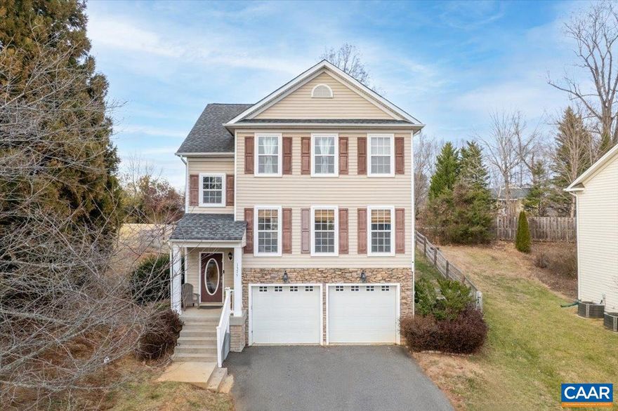 Move-in ready 3BR, 2.5BA home in a quiet Crozet cul-de-sac. A Highlands community gem with an abundance of natural light. Freshly painted (2024) with a large kitchen featuring new stainless appliances (2022), maple cabinetry, and a large center island. The living room offers new carpets (2024), gas fireplace, and built-in bookshelves. Upstairs, find a primary suite with a dual-vanity bath and two guest rooms, one with a walk-in closet.  High-end upgrades include Bosch HVAC (2021), new carpet throughout (2024), and a privacy fence (2021). The backyard features a patio deck and lounge setup. 2-car garage with EV port for charging. Minutes to downtown Crozet, trails, and Old Trail. Top-rated Western Albemarle schools (Brownsville/Henley/WAHS).   Move-In as early at March 1st. Owner/agent.