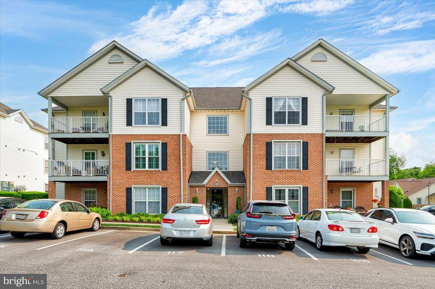 A perfect place to call home! Welcome home to 2023 Rudy Serra Dr. located in Winfried Manor Senior 55+ development. Unit 3D is a 3rd floor 2 bedroom 2 full bath condo with secure entrance and coveted elevator access. This 3rd floor unit features quiet since no one lives "upstairs" and  is one of the largest floorpans in the development with a large eat in kitchen and spacious bedrooms. The primary bedroom features an en-suite full bath. Wonderfull deck has space for chairs and a table to sit and enjoy the outside. Large living room with vaulted ceilings. Laundry is located off the kitchen. Systems have been updated as the unit has had new carpet and just freshly painted Owner parking space is close to the secure entrance. This quiet neighborhood, features a community center and outdoor meeting area gazebo. Winfried Manor is located conveniently near shopping and dinning.