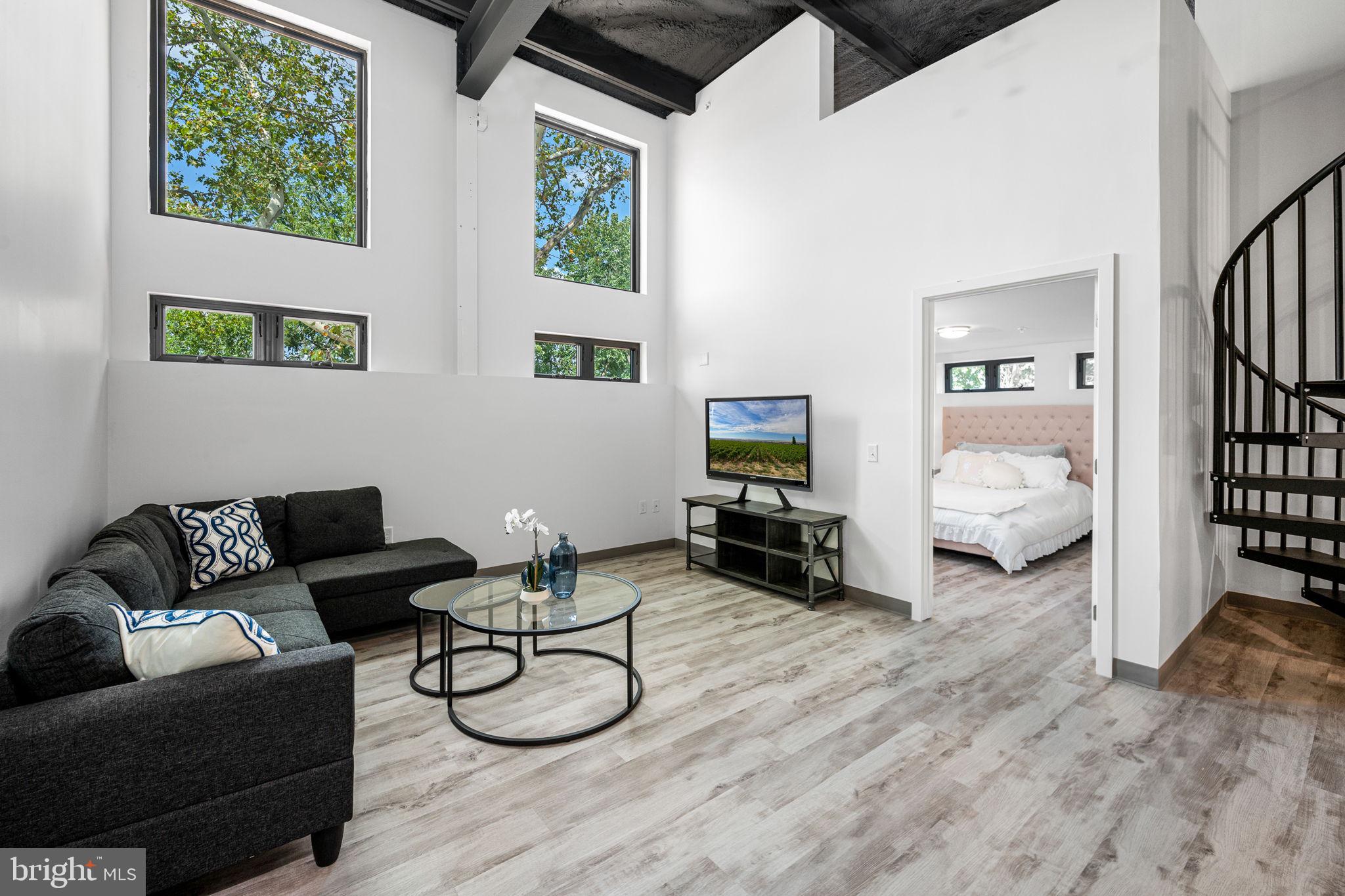 This two bedroom two full bath unit has a lot of windows and a large closet. Kitchen is complete with granite countertops and stainless appliances, including a dishwasher and garbage disposal. Every unit has its own washer/dryer. On-site parking and a smartphone-based intercom entrance system. The Silk Factory Lofts are located in the heart of Pennsburg, with abundant retail and restaurants within walking distance. It is also within a short drive of major highways, healthcare, educational institutions, such as UPenn Grandview Hospital and St. Luke’s Upper Bucks campus, and Lehigh, Muhlenberg and DeSales Universities.