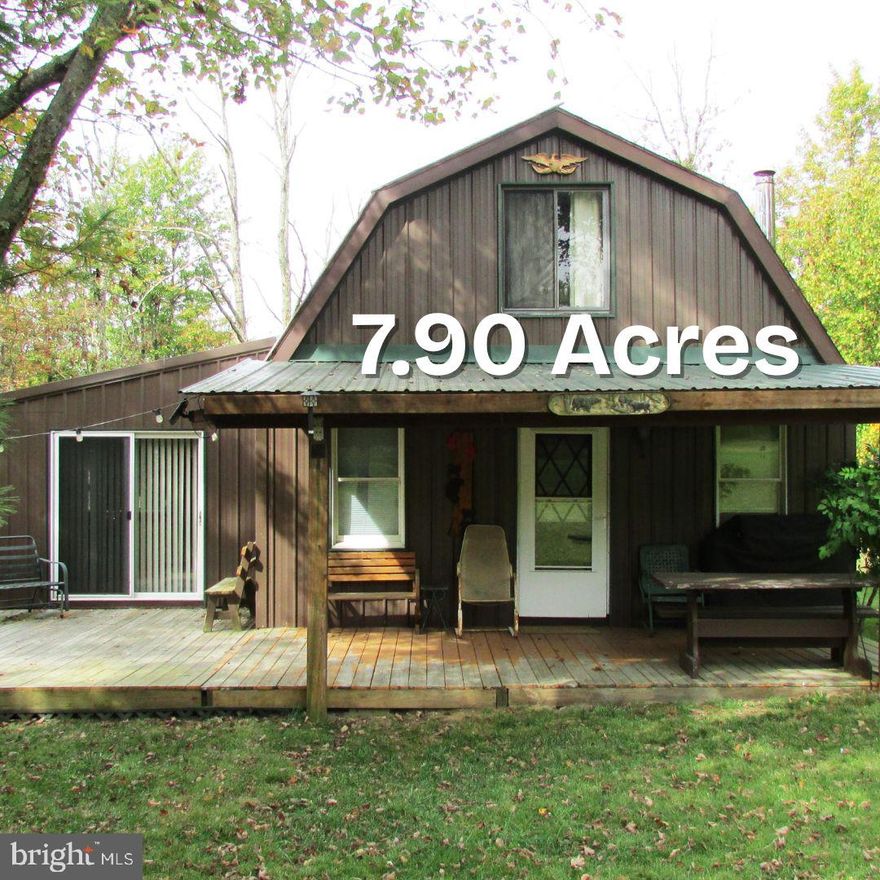 Welcome to 105 Big Run Rd — a hidden gem nestled in the heart of Liberty Township, Beech Creek, PA. This off-grid, secluded getaway sits on over 7.9 acres of pristine woodland, offering the perfect retreat for nature lovers, hunters, and those seeking peace and privacy.

Built in 1995, this charming 1,016 sq ft hunting cabin is designed for rustic comfort and self-sufficient living. The home features two spacious bedrooms, one on the main floor and one upstairs, a cozy living room, and an eat-in kitchen with dining area perfect for gathering after a day in the woods. A wood-burning stove provides warm, reliable heat throughout the cooler months, while a propane range and oven make meal prep simple and efficient.

Step outside and take in the quiet beauty of your surroundings from two covered porches or enjoy the crisp mountain air from your elevated deck. An outdoor komode, storage shed, and ample grass and gravel parking area add practicality and convenience to your off-grid experience.

Surrounded by mature trees and close by state game lands, this property is a hunter’s paradise. Whether you're looking for a weekend escape, a seasonal home, or a private basecamp for outdoor adventures, this cabin offers the ultimate in seclusion and serenity — with no HOA fees and minimal upkeep. Also, nearby Sayers Dam for fishing or just relaxing on the lake.

If you’ve been dreaming of a private hunting cabin, an off-grid lifestyle, or a secluded retreat where you can unplug and recharge, this property is a must-see.

Don't miss your chance to own a slice of Pennsylvania wilderness — schedule a showing today and discover the peaceful possibilities of Big Run Rd.