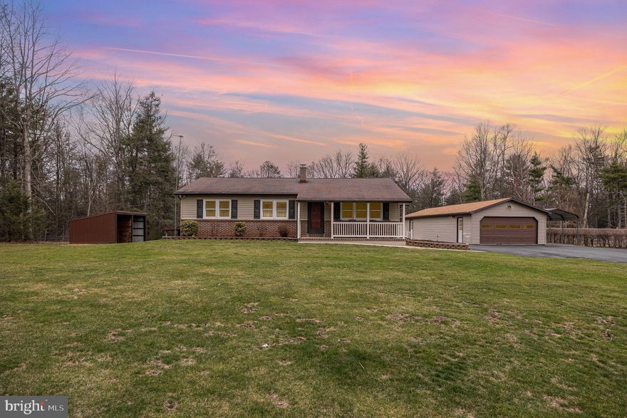 Beautiful ranch house with finished basement sitting on a quiet acre of land.  Home was recently renovated in 2020.  The property has an oversized 2 car garage with a large workshop and plenty of outbuildings for storage.  The main floor features a large kitchen with granite countertops and tons of space for entertaining.  The finished basement has a large rec room with wood fireplace and additional finished rooms to use as desired.  The home has central A/C, a backup propane generator, and  on-demand hot water.  A built in gun safe, chairlift, and all appliances are also included in the sale.  Conveniently located just outside of Duncannon offering a 30 minute drive to Harrisburg, Carlisle, and Mechanicsburg.