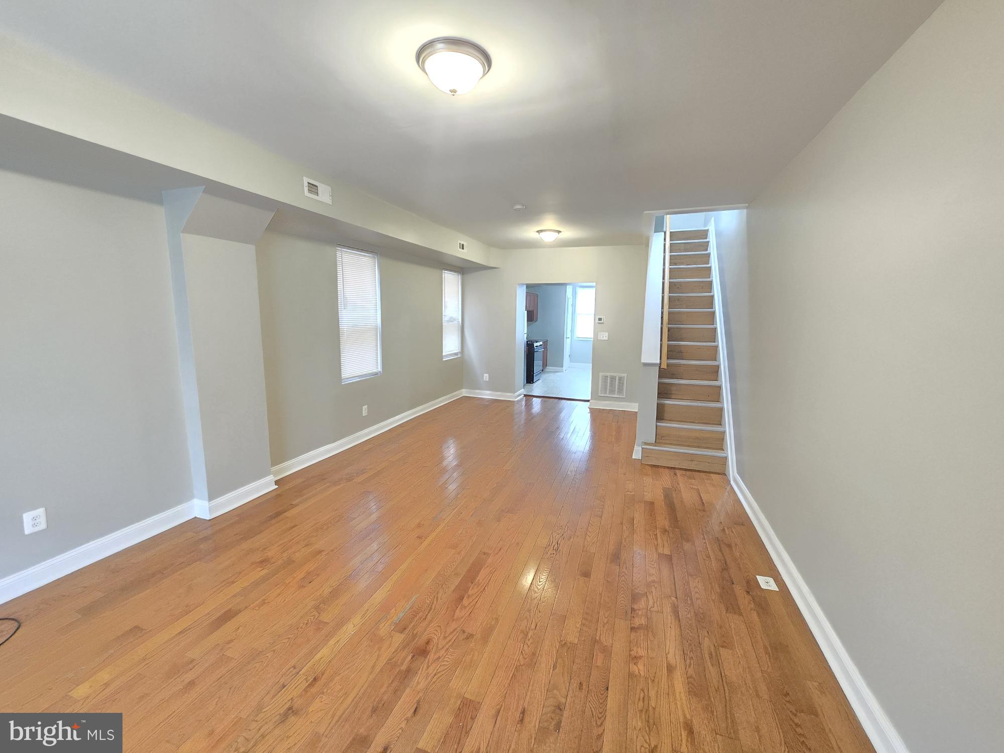 New Renovated 4BR 2.5BT town home featuring hardwood floors first level and new laminated flooring on the entire second floor. The kitchen and bathroom both have been updated. The kitchen comes with stove, refrigerator and microwave. The basement is finished and has a full bathroom. The home also comes with central air and porch front and fenced in back yard The master bedroom has it own mater bathroom. This place will not last long. Just waiting for a family to call this place home.
Application Qualifications: Minimum monthly income 3 times the tenant’s portion of the monthly rent, acceptable rental history, credit history and criminal history, which all must be verifiable. The application fee is $55 per adult which is non-refundable. They must submit their two most recent pay-stubs along with picture I.D.