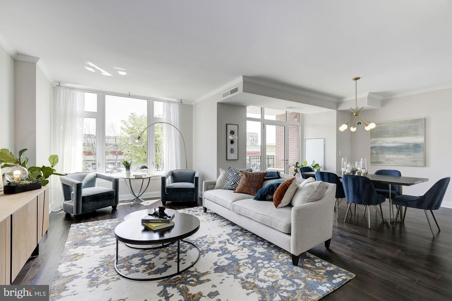 GREAT NEW PRICE, FANTASTIC VALUE! Great opportunity to own brand new condo in one of Bethesda's premier buildings, Hampden Row. Ranging in size from 1,685 sf to 2,870sf these luxury condos feature open floor plans, highest quality appliances, 9' ceilings, garage pkg etc. The building has a 24hr attended lobby, residents' lounge, rooftop fitness center &landscaped rooftop terrace.