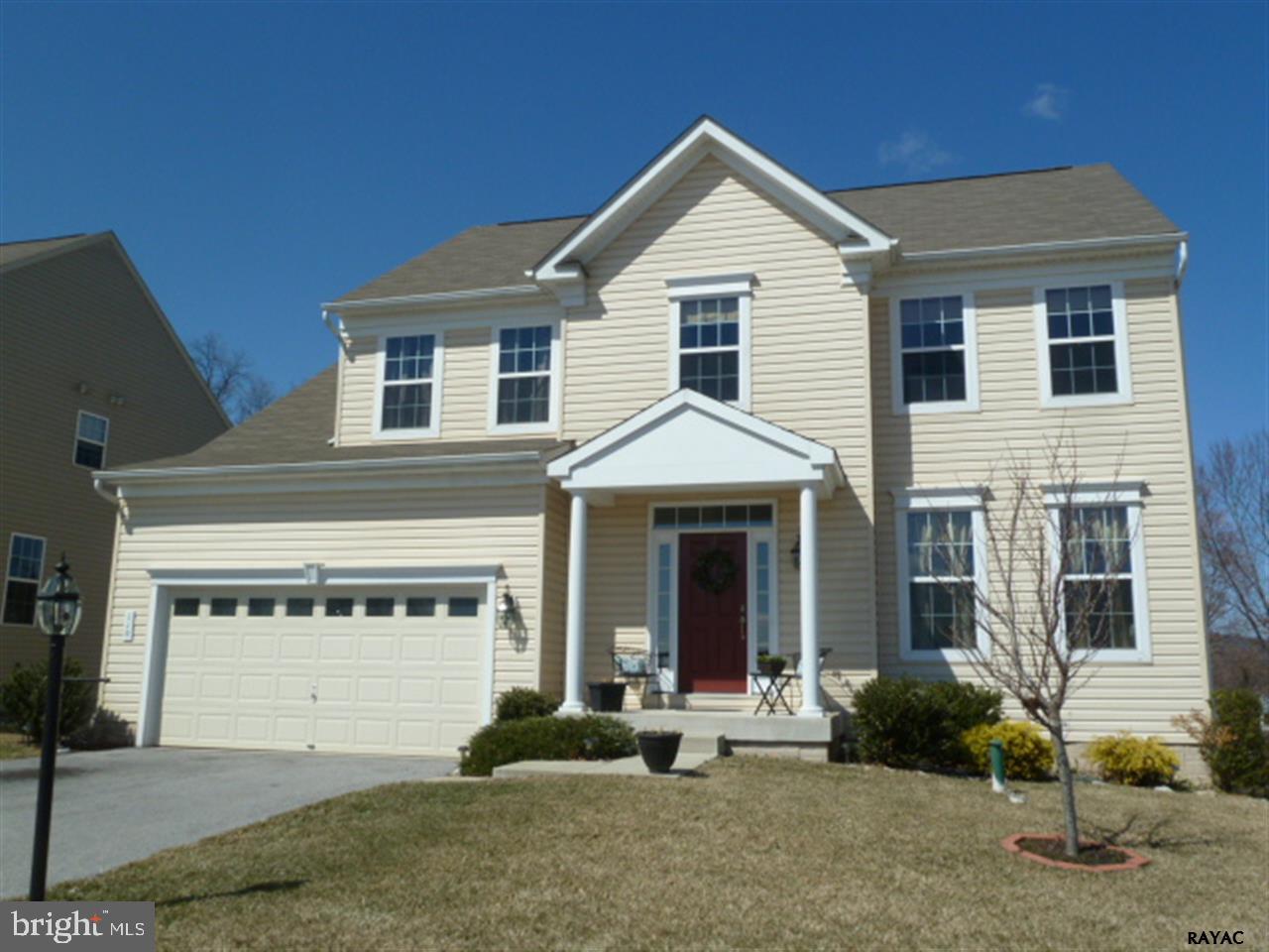 A white picket fence entry and country setting are only a prelude of what awaits you in this beautiful 4BR, 2.5BA home. 9' ceilings adorn the 1st floor. Breakfast bar and built-in pantry cabinet offer a nice touch to the gorgeous granite kitchen. Future expansion in the walk-out lower level with rough-in bath. Tucked in the hills, it's less than 3 miles to I83.