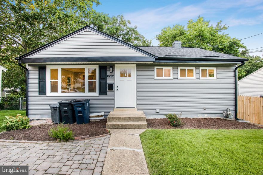 This home has bee completely renovated and ready for the next tenant.  This 5 bedroom 2 full bath has new appliances and new flooring.  Fully finished basement with rec room.  The back yard is level and ready for fun for all seasons of the year.  Drive way can hold several cars and off street parking as well.  Close to shopping and public transportation.