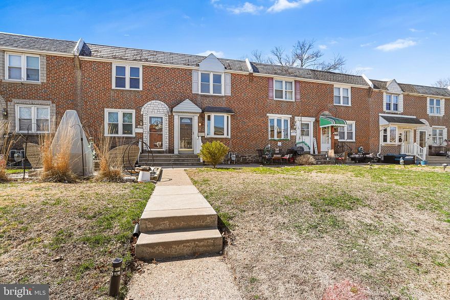 Great opportunity to live on a friendly neighborhood street in the Briarcliffe section of Glenolden.  This home is a standard floor plan and flows nicely from the living room to dining area into the kitchen.  Upstairs are three nice sized bedrooms.  The primary bedroom has an extra large closet.  The hall bathroom is updated and features bright natural light from the skylight window.  The basement is partially finished with a separate water closet and laundry facilities.  Out back this home sits on an alley, has an attached garage and a fenced in yard area.  Updated mechanicals like the water heater, HVAC, electrical panel and replacement windows are just some of the upgrades already completed in this home.  Both Brookwood park and Westbridge park are just down the street with playground equipment and basketball court. Minutes to SEPTA’s regional rail and Baltimore Pike shops and restaurants.