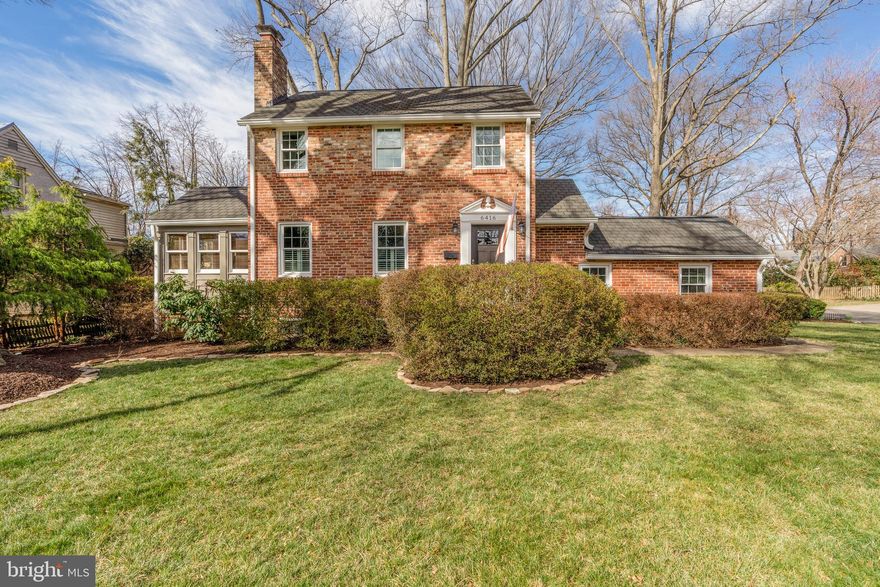 A charming, classic, brick colonial located in the idyllic neighborhood of New Alexandria.  Built in 1950, it has been thoughtfully updated and meticulously maintained.  The formal entry foyer leads to the living room with wood burning fireplace and the updated eat-in kitchen overlooks the expansive backyard.  The versatile sunroom can be used as a gym or home office.  A cozy family room with vaulted ceiling is easily accessed from the conveniently located side entrance and mudroom. The sunlit upper-level bedrooms offer ample closet space and remodeled baths.  Abundant attic and basement storage.  This pristine home is sited on a large corner lot. The fully fenced back yard includes an expansive deck, patio, firepit, multiple seating areas, lush plantings, and a storage shed or workshop.  Walkable to shopping, restaurants, the library, recreation center, the Mt. Vernon Trail, and an easy commute to DC, Ft. Belvoir, Pentagon and Amazon HQ2.  A truly special home not to be missed!