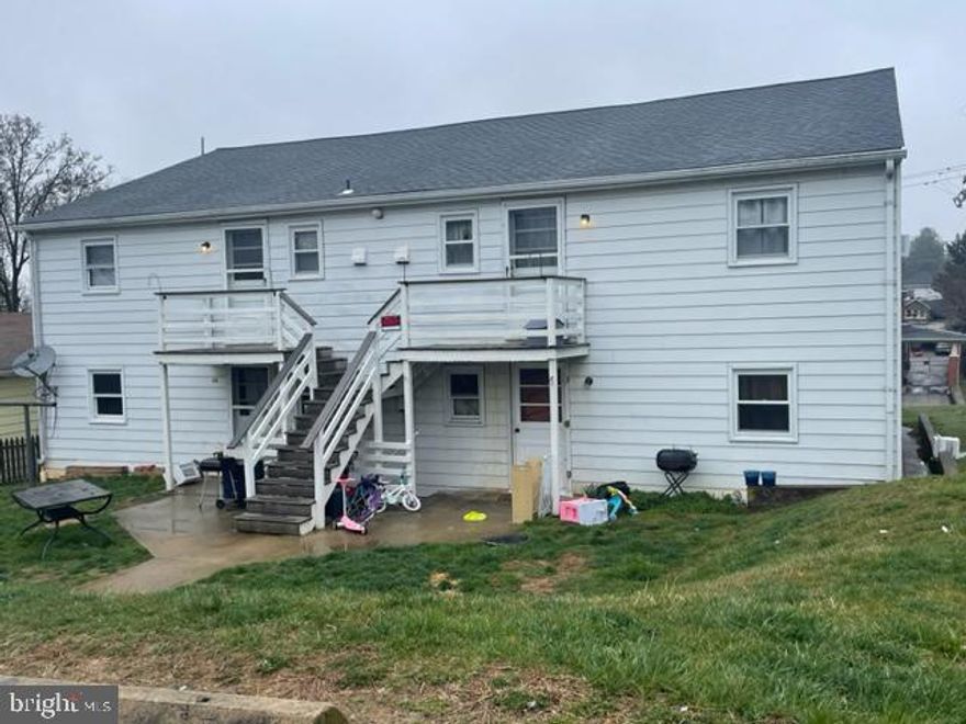 INVESTORS DREAM!!!!!  Stop by and grab this multiunit building with 8 Bedrooms & 4 bathrooms.
This building consists of a newer roof, 4 separate units, each with 2 Bedrooms, a full bath, a living room, and a nice size kitchen.  Each unit also has its own storage room on the lower level with individual hook-ups for the washer and dryer for each unit. ( washer & dryer NOT included). There is plenty of street parking in front and one assigned parking space for each unit in the rear. All units are separately metered for electricity. At this price buy it before it is too late.  *****SOLD AS - IS***** Buyer will purchase the property and the leases in as-is condition.*****
OPEN HOUSE FRIDAY 7TH AND SATURDAY 8TH FROM 5-6:30 PM
PLEASE PARK ON MAIN STREET. DO NOT USE THE REAR PARKING AREA.