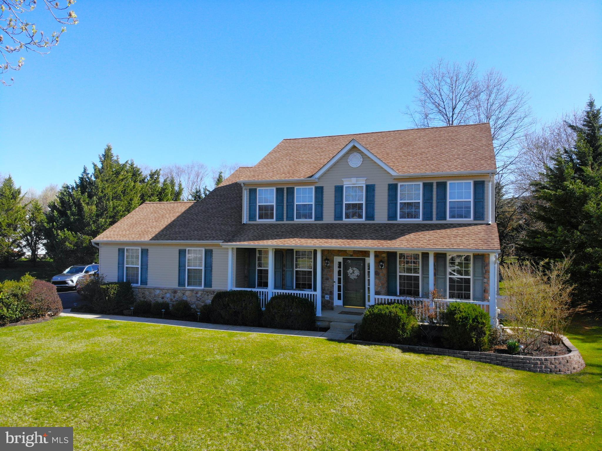 *** Your "Piece of Paradise"! *** Meticulously Maintained 4 bedroom, 2.5 bath Center-Hall Colonial located on a Cul-De-Sac setting in the Arbor Ridge Community. Great curb appeal with a partial stone front & welcoming covered front porch. Inviting foyer accented with hardwood floors. 1st floor has 9' ceilings. Formal Living Room would make a great 1st floor office too. Formal Dining Room appointed with a Butler's Pantry . HUGE Gourmet Kitchen equipped with plenty of 42" cabinetry, granite counter tops, large island & ceramic tile floors. Open to a "heart-warming" Family Room with gas fireplace provides a place to entertain all your guests. Mud Room & 1st floor laundry with with ceramic tile floors. Half Bath with ceramic tile floors. Large Primary Suite with vaulted ceiling, Sitting Room, 2 "Walk-In" Closets & Primary Bath with double bowl vanity & ceramic tile floors. Finished Basement with 9' ceilings provides an excellent place to enjoy a movie, additional Office Space/Craft Room, Workshop & ample storage space as well. Plus a Gorgeous Backyard Oasis with Inground Pool & a 1,000 Sq. Ft. of Paver Patio with automatic remote control awning. "Over-Sized" 2.5 Car "Heated" Garage with a 4' extension that allows you to park trucks in the garage & have a workshop area too. New Roof in 2020. Gas Heat. 2 Central Air Conditioning Systems. Gas Hot Water Heater: 2023. Central Bucks School District. It's a great place to call "HOME"!