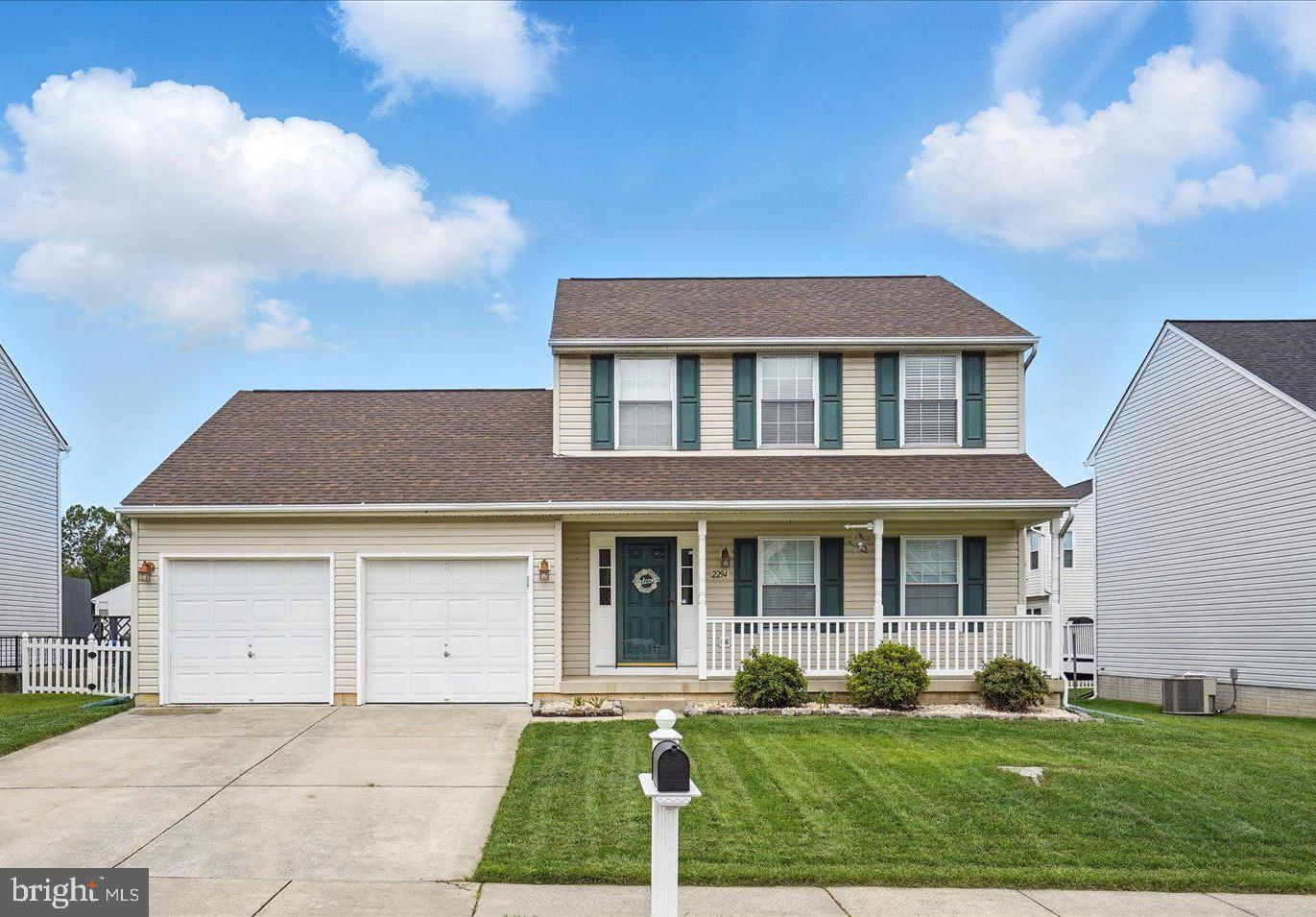 Move-in ready 3BR/3.5BA Colonial located in the quiet neighborhood of Tuchahoe Farms! Make your way to the front door of your new home and step into a home filled with natural light, stunning hardwood floors, and an open floor plan. The main floor boasts a formal living room and dining room, a half bath, and an open concept family room and kitchen. A solid wood beam creates a vision of separation between the rooms with a spacious breakfast bar below. The kitchen boasts plenty of cabinets finished to the ceiling with crown moldings, a separate pantry closet, stainless steel appliance, granite countertops with a complimenting tiled backsplash, a double stainless sink under a window, and an island with open shelving and pendant lighting above. On the second floor are two spacious secondary bedrooms, a full bath, and a primary suite. The primary features a large walk-in closet and a private full bath. The lower level offers additional living space featuring luxury flooring, a wet bar/efficiency kitchen, a large family room, a full bath with a stand alone tub, laundry, and storage. From the kitchen step outside to a large deck that overlooks a yard filled with tons of green space. This home is move-in ready, ideal for any new homeowner, and located in close proximity to shopping, restaurants, and commuter routes.